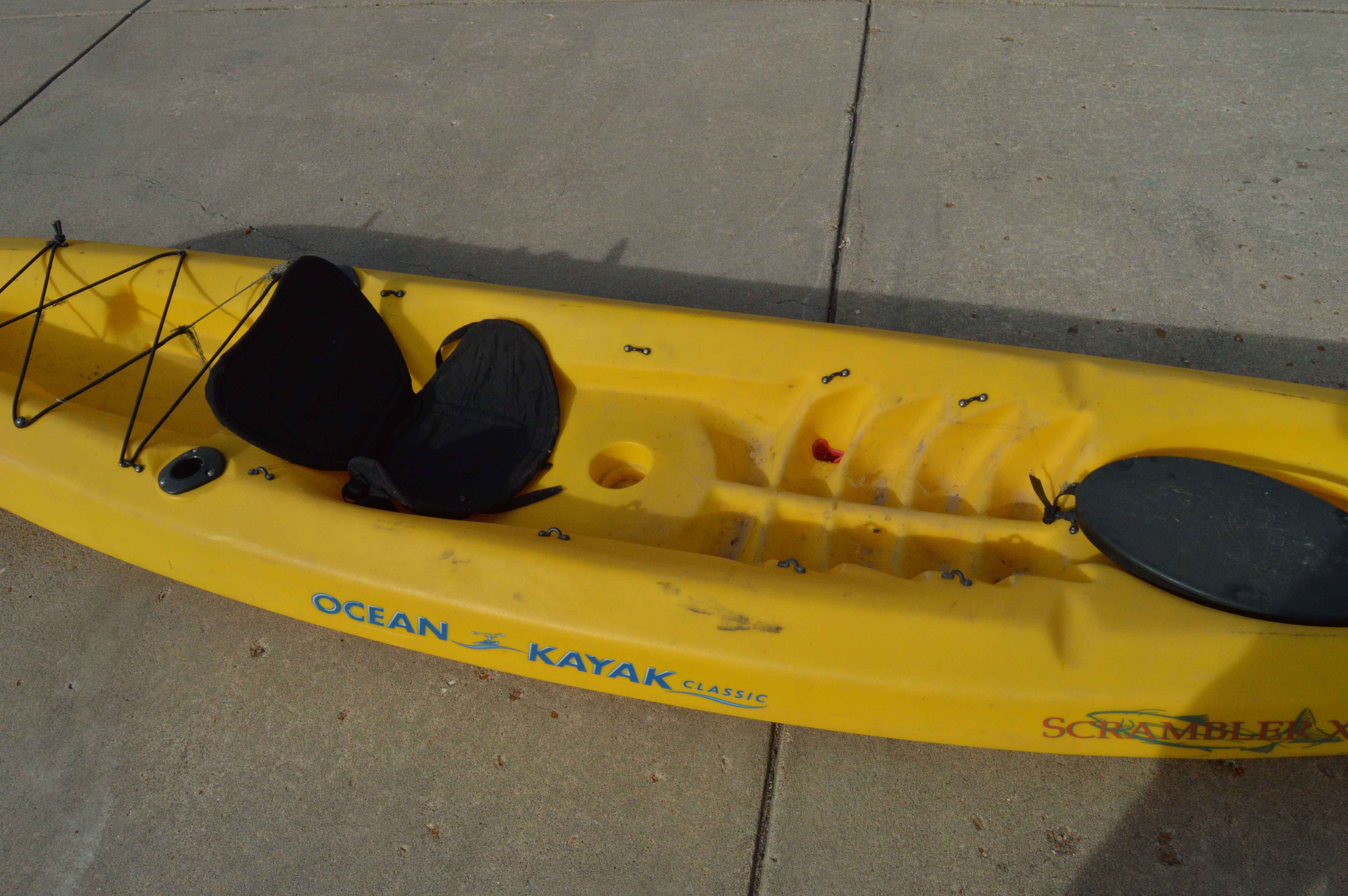 Ocean Kayak Classic "Scrambler XT" and Old Town "Guide" Kayaks