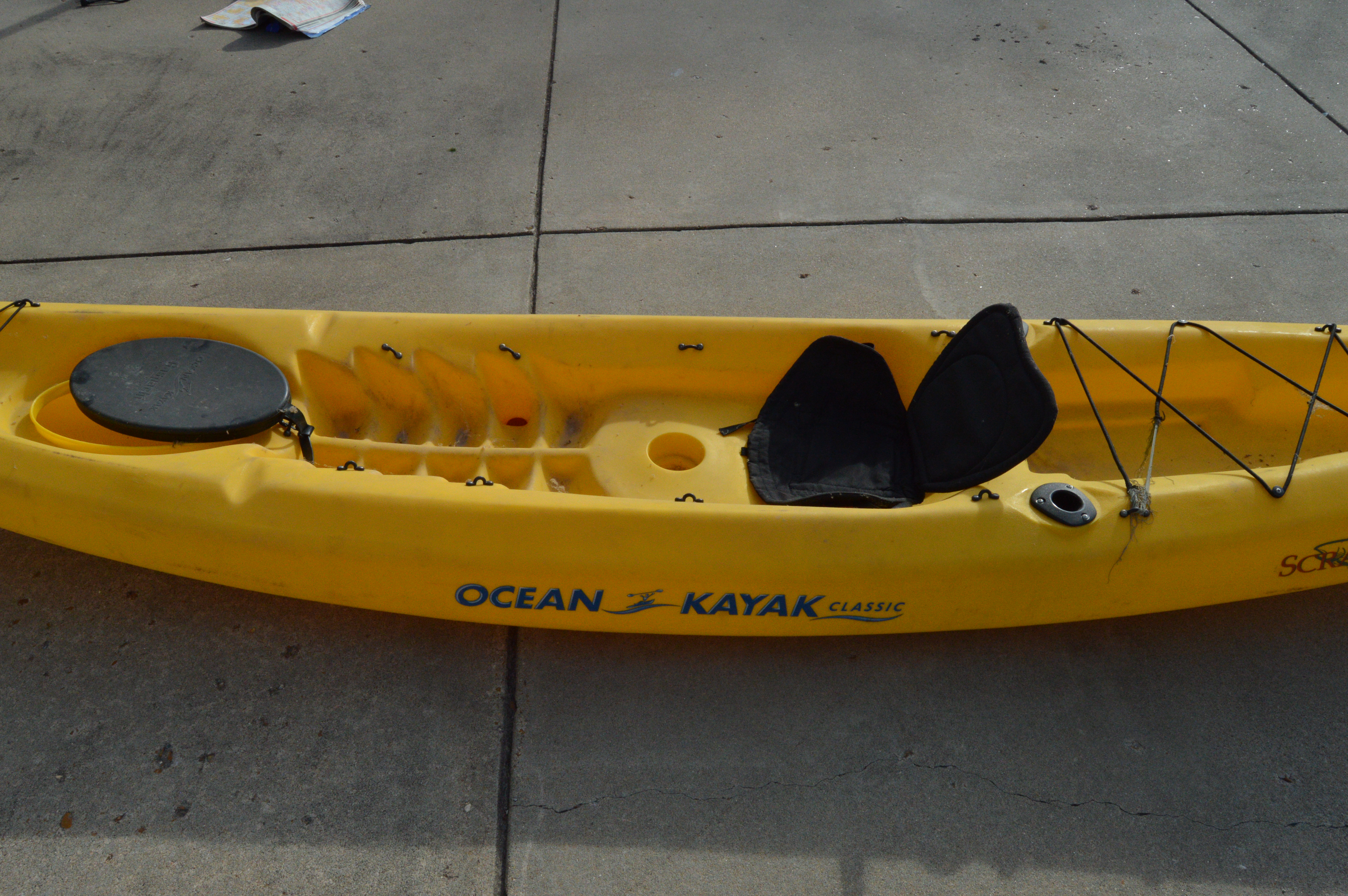 Ocean Kayak Classic "Scrambler XT" and Old Town "Guide" Kayaks