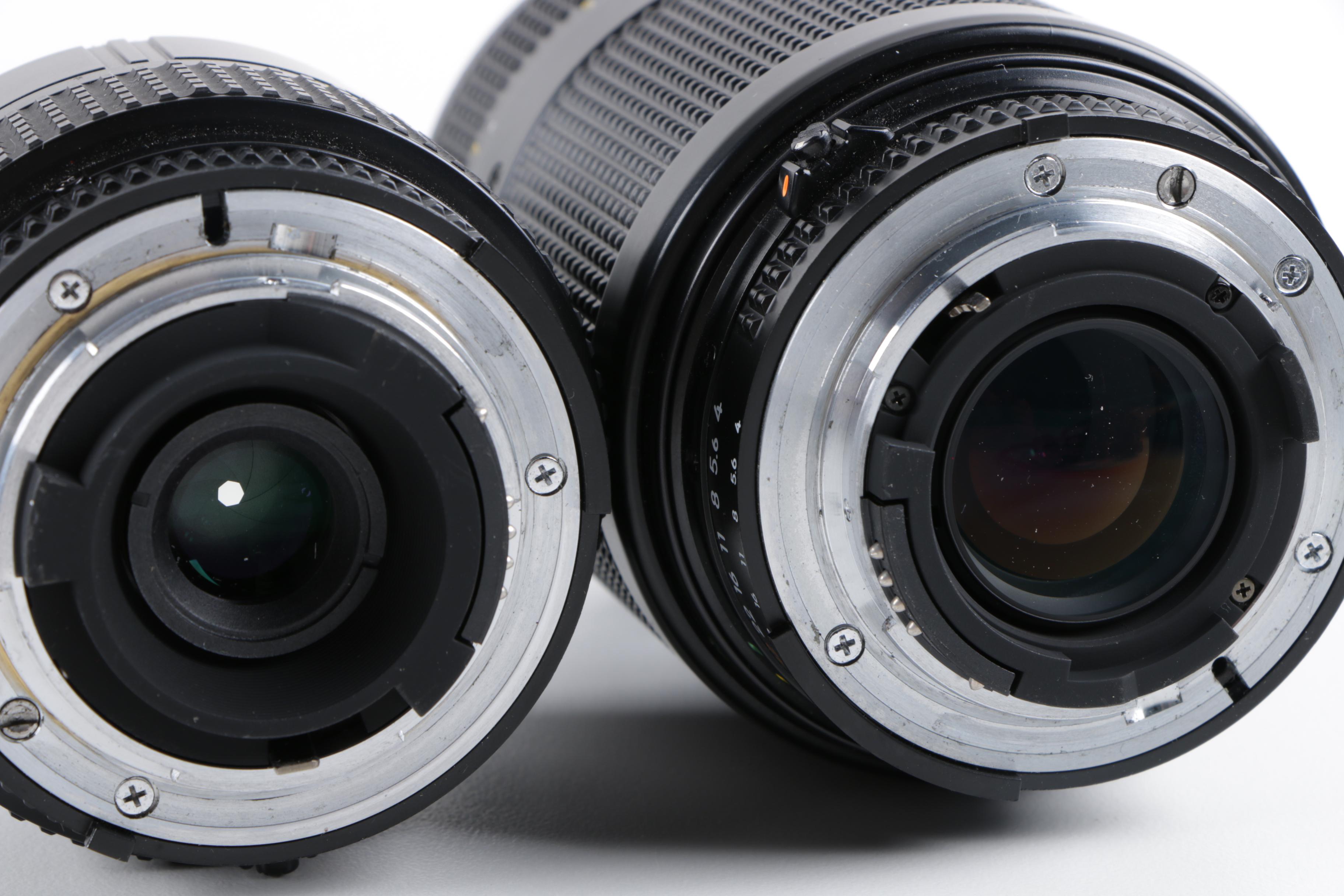 Nikon N8008 Film Camera and Various Accessories