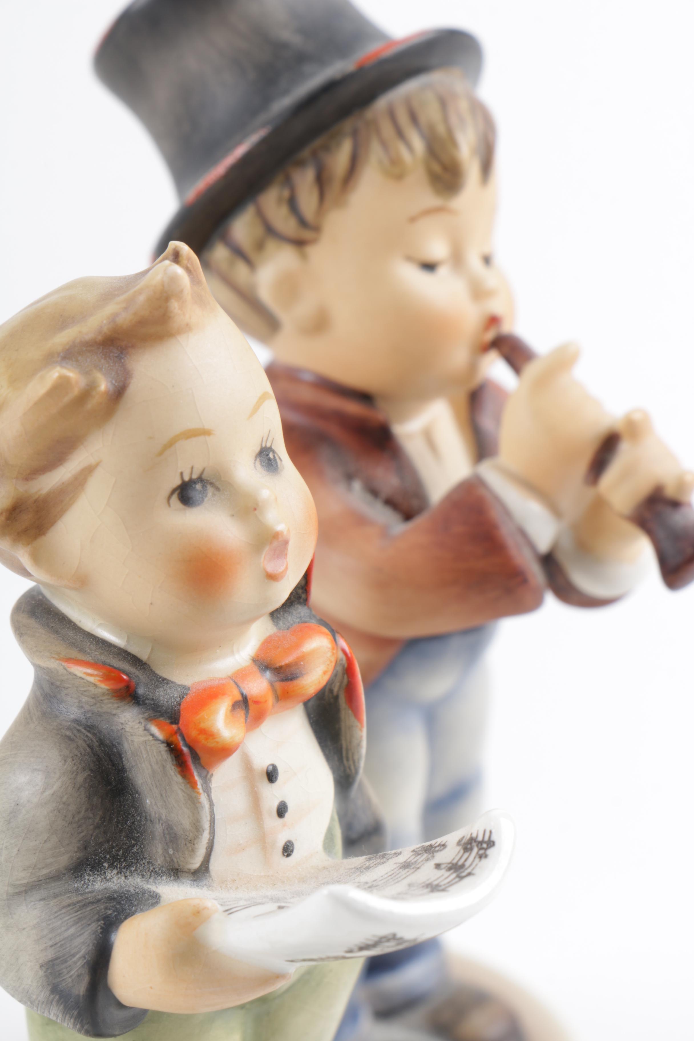 Hummel TMK-3 Figurines, Including "Soloist" and "Village Boy"