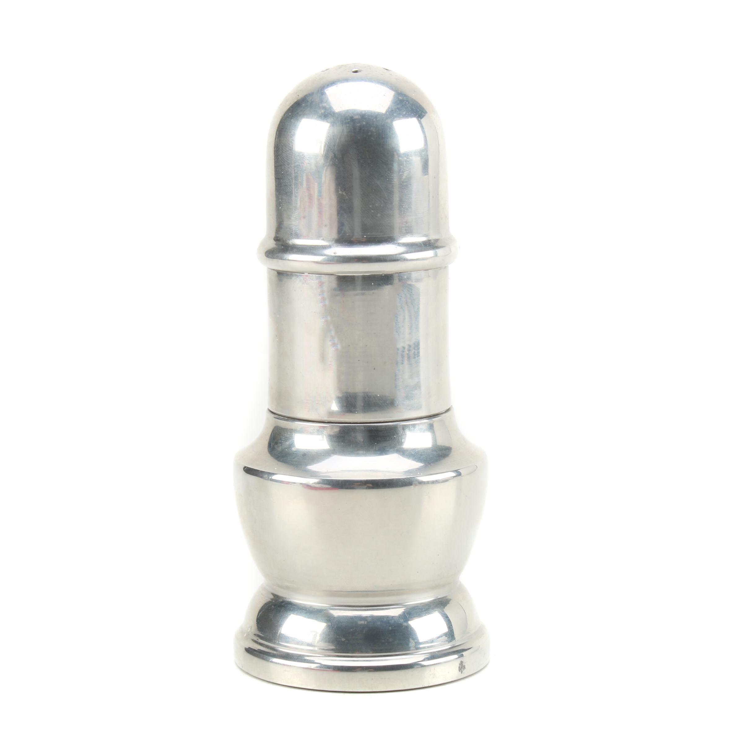 Bloomingdale's Pewter Salt Shaker and Pepper Grinder