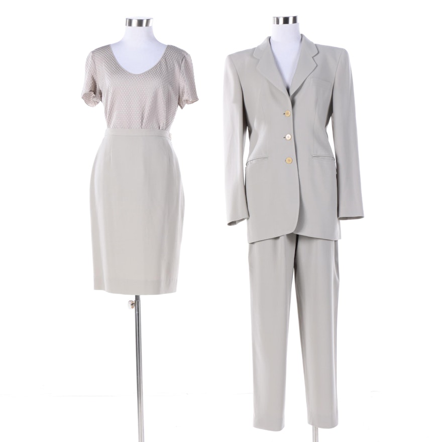 Women's Giorgio Armani Pant Suit and Armani Collezioni Blouse