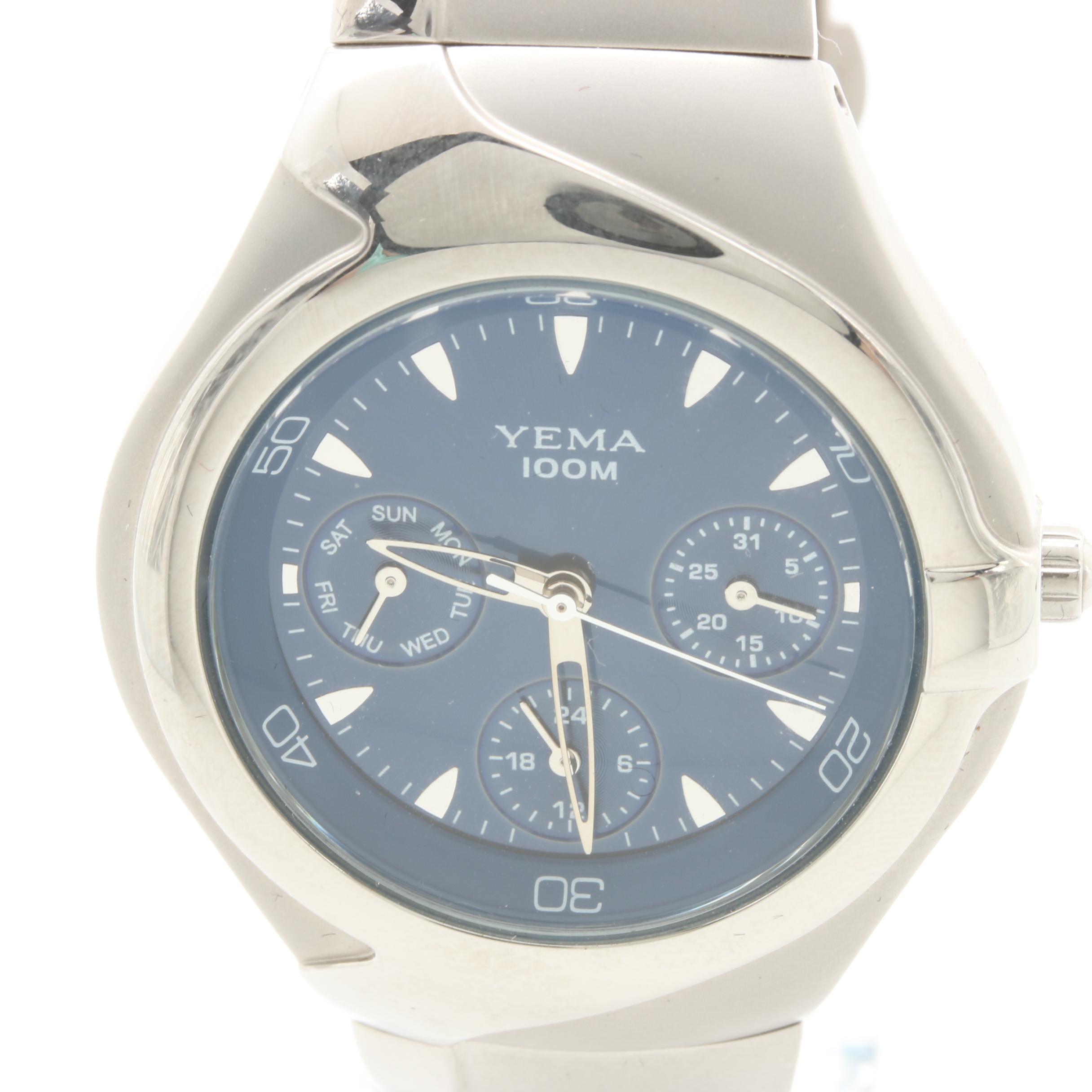 Yema Stainless Steel Analog Watch