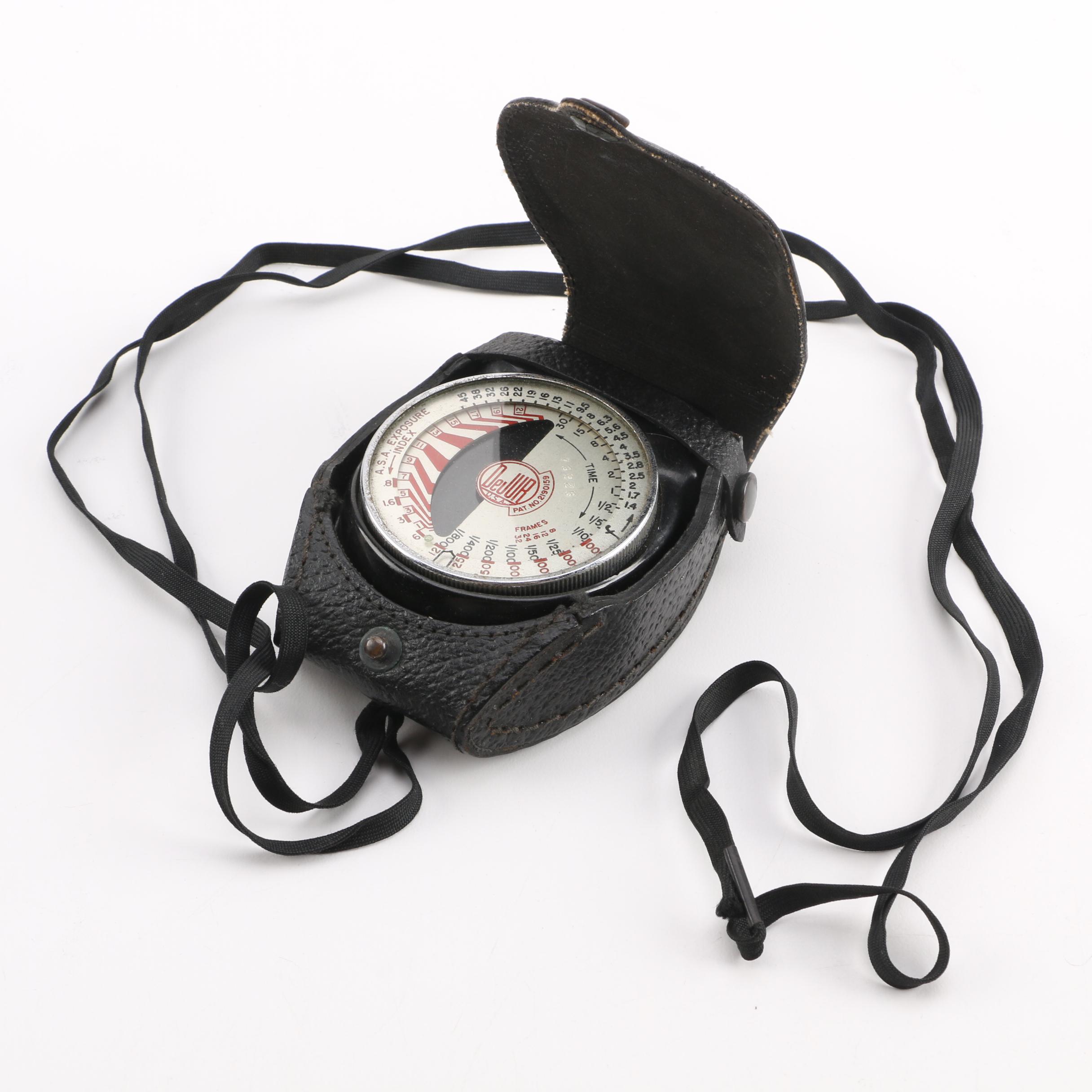 Vintage DeJur Model 50 Exposure Meter
