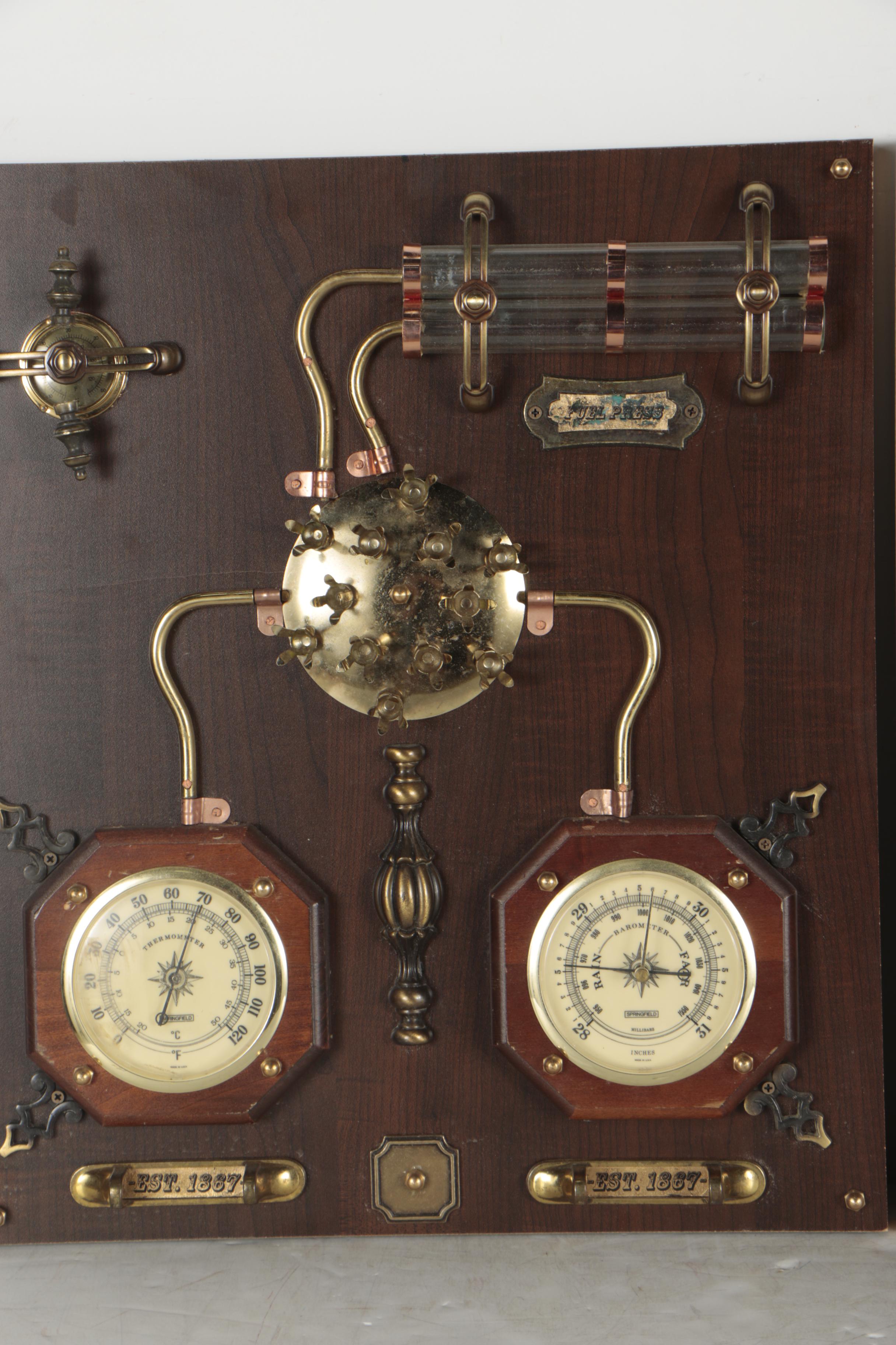 Steampunk Style Decorative Control Panels