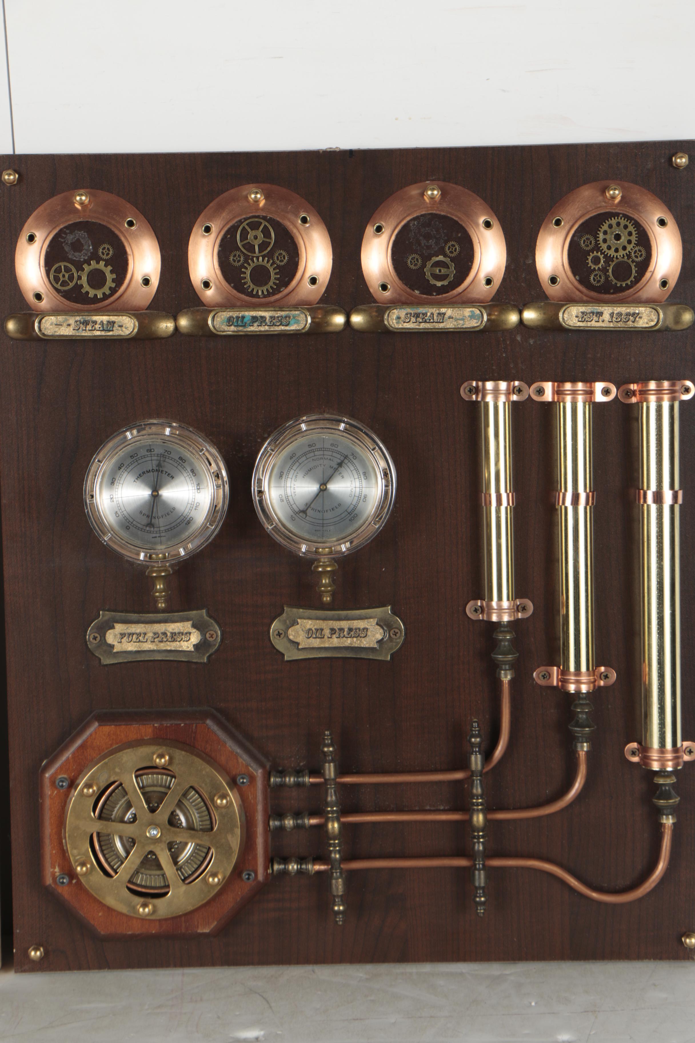 Steampunk Style Decorative Control Panels