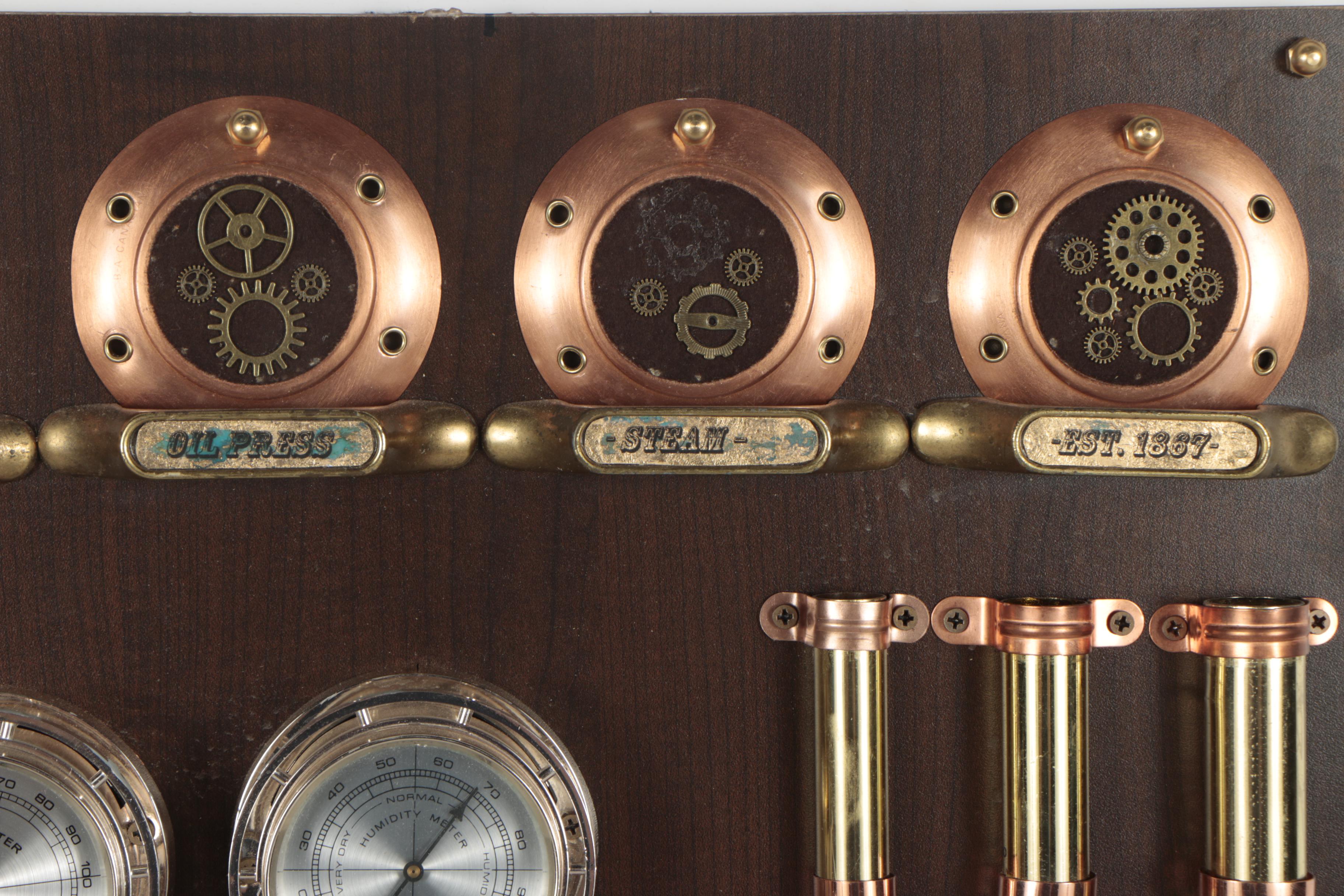 Steampunk Style Decorative Control Panels