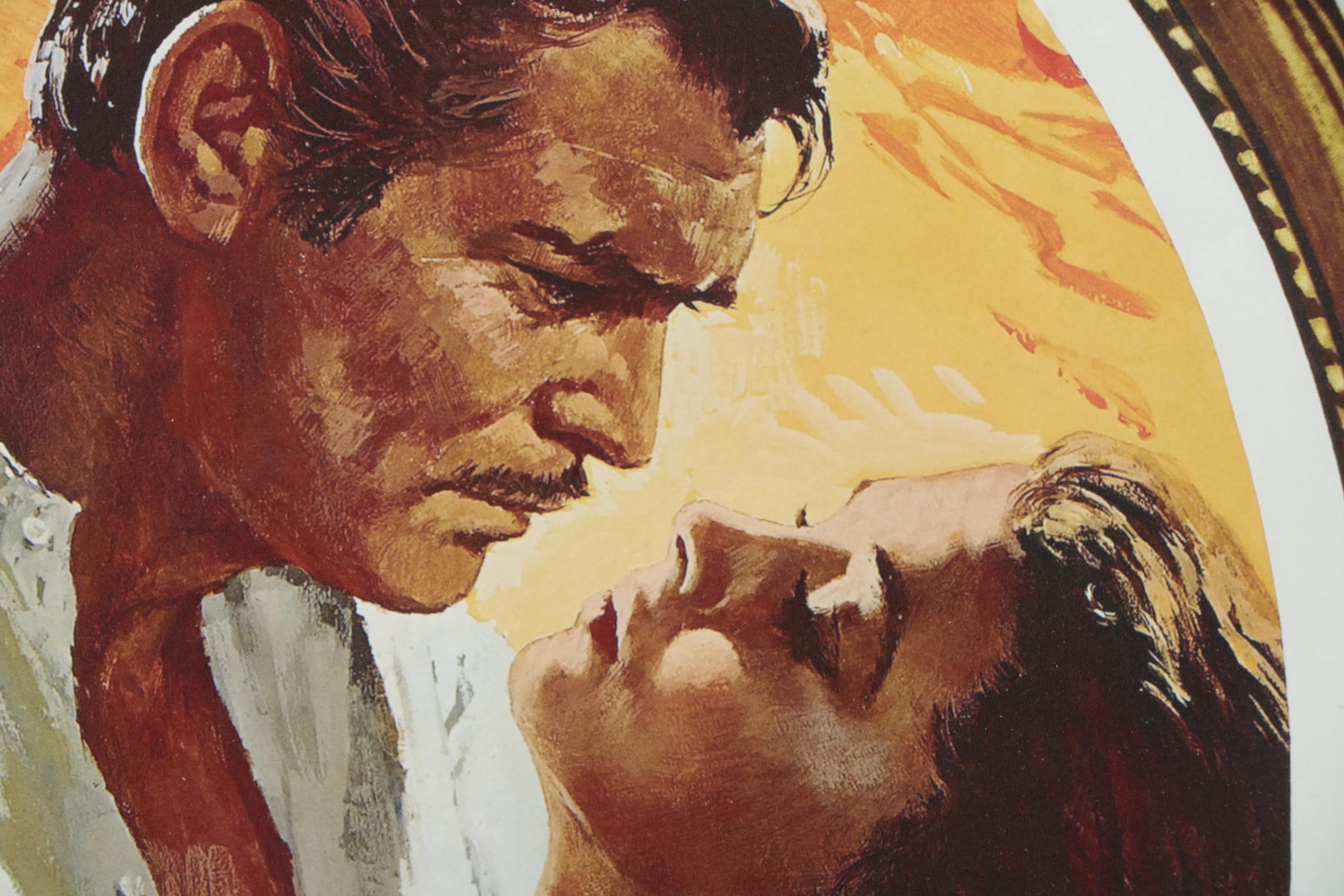 Giclée Print of Scarlett O'Hara and Rhett Butler from "Gone with the Wind"
