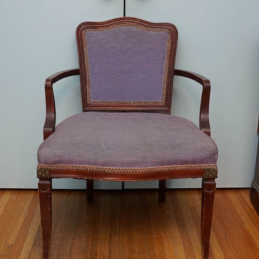 Vintage Sheraton Style Armchair