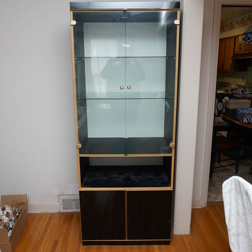 Bauhaus Designs Contemporary Glass Display Cabinet