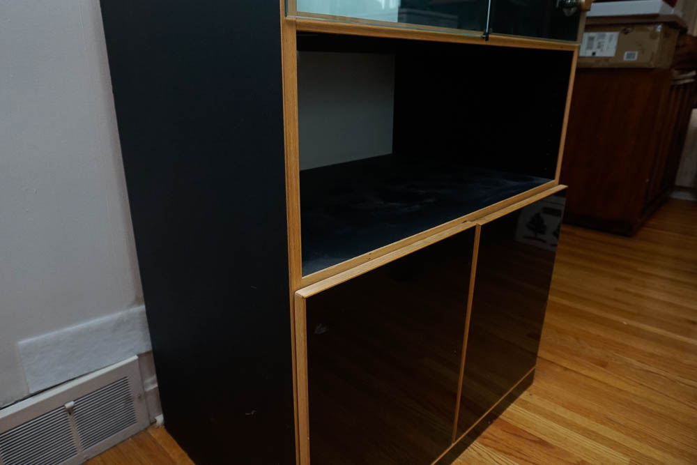 Bauhaus Designs Contemporary Glass Display Cabinet