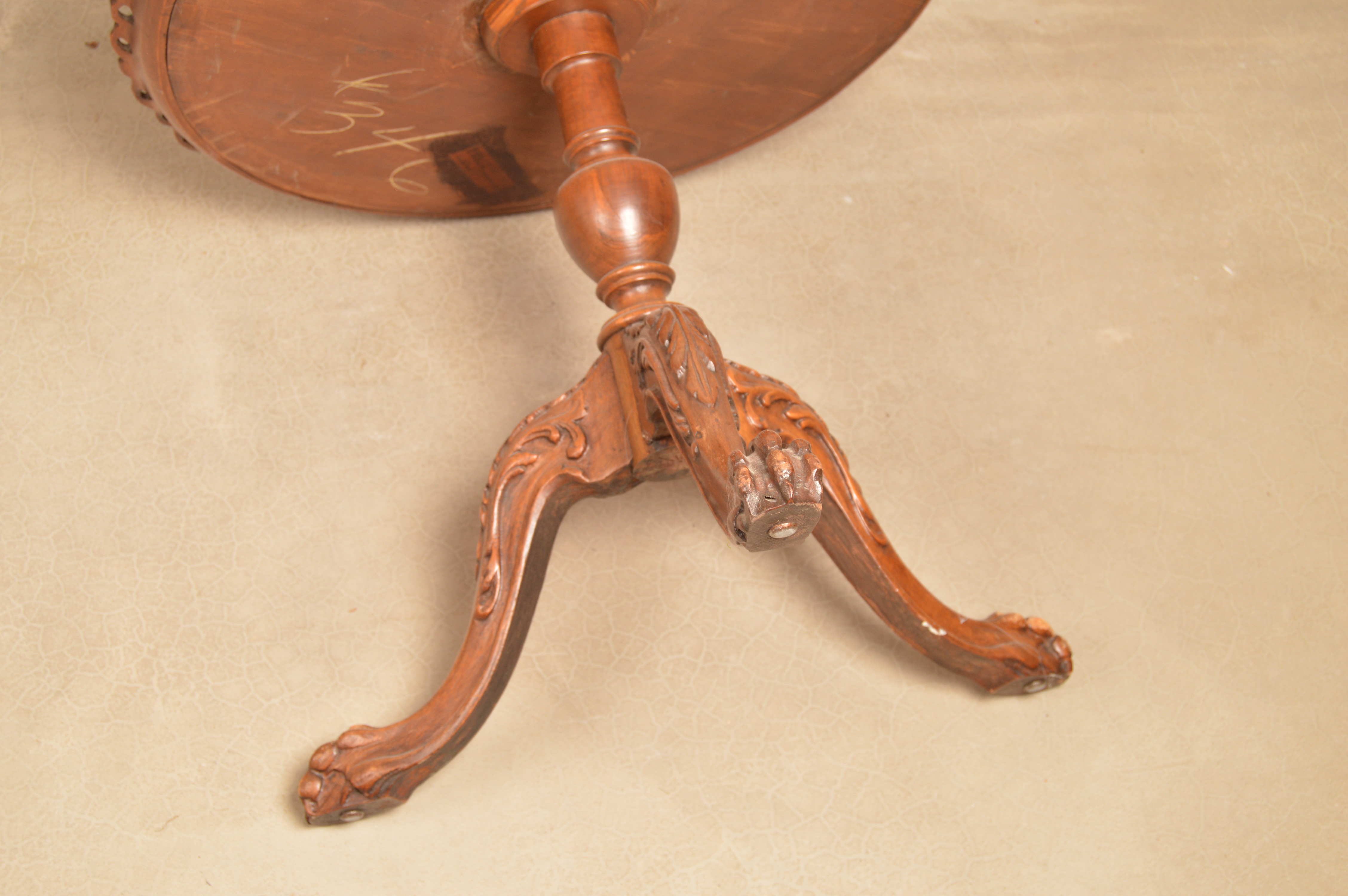 Vintage Chippendale Style Two-Tiered Table