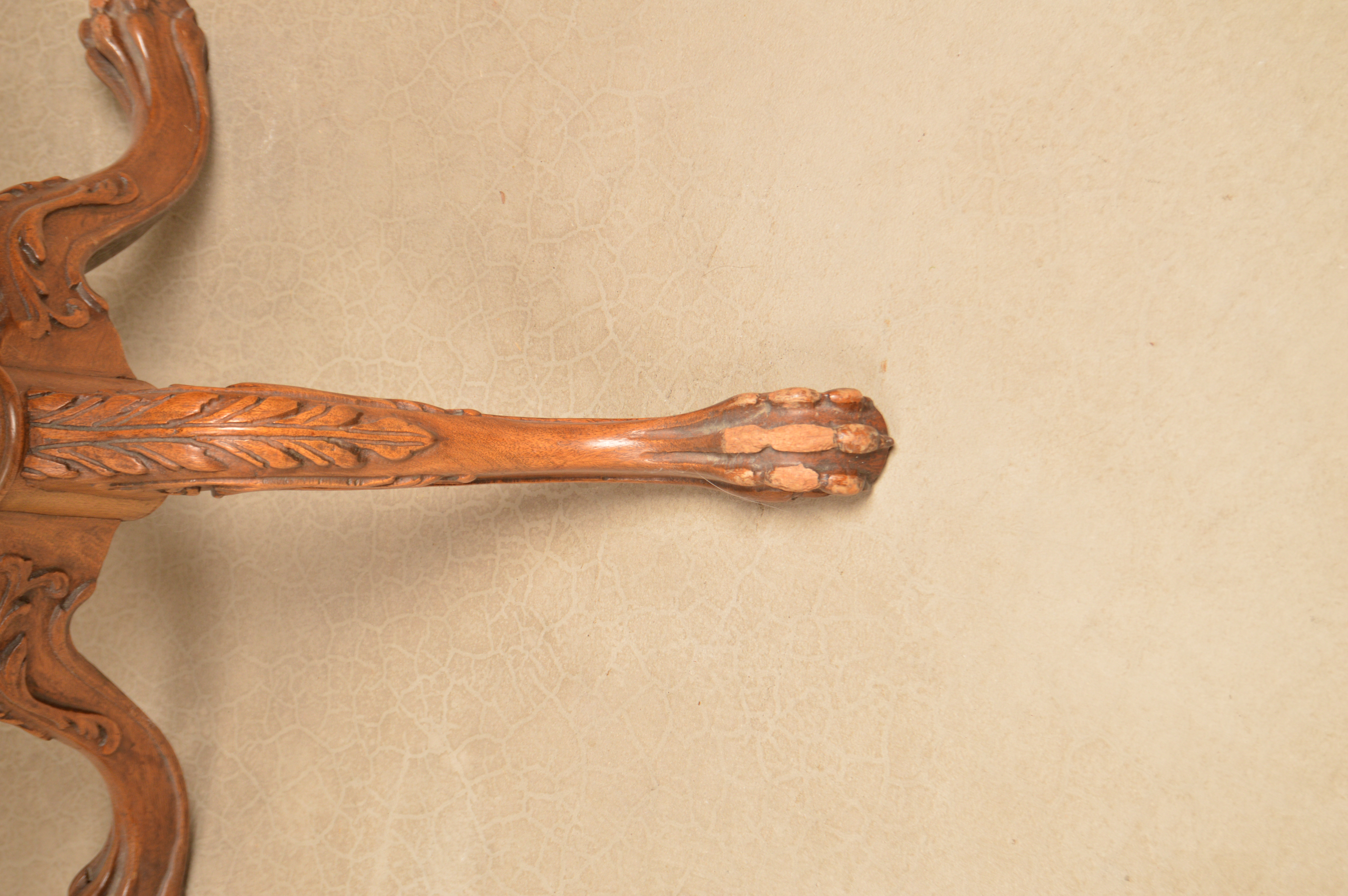 Vintage Chippendale Style Two-Tiered Table