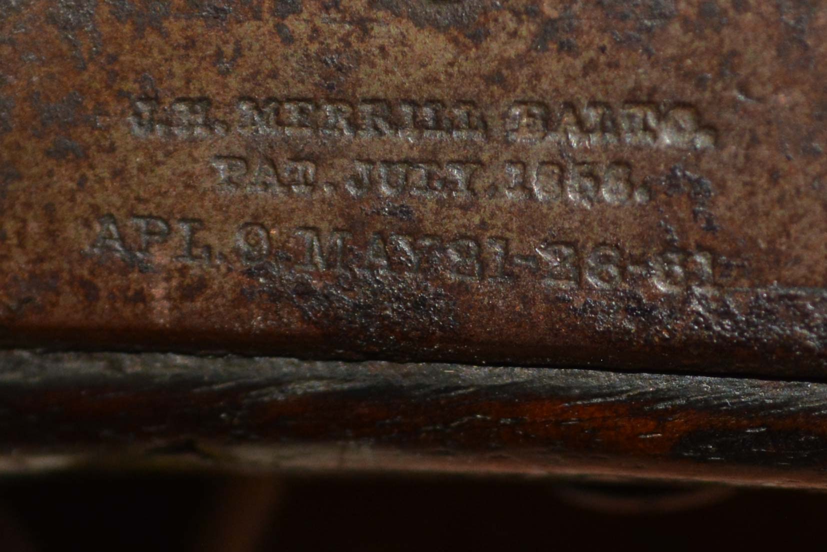 1861 Merrill Type I Breach Loading Black Powder Carbine