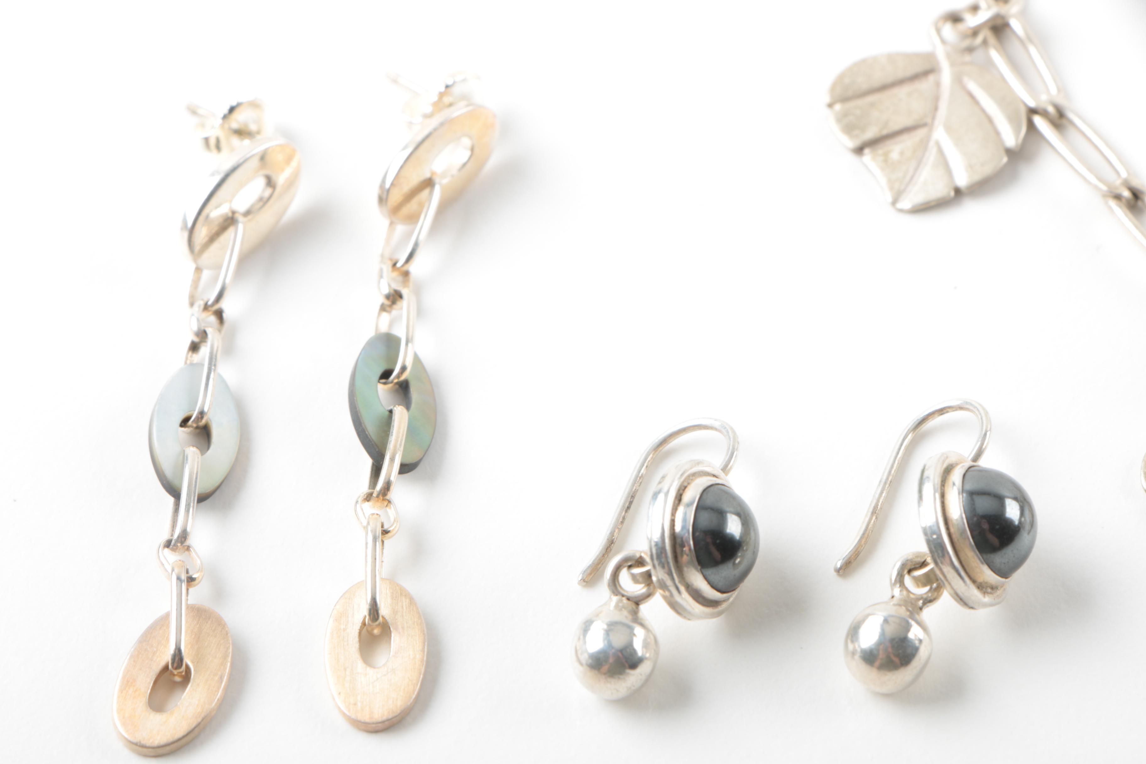 Sterling Silver Cultured Pearl, Mother of Pearl, Black Mother of Pearl Jewelry