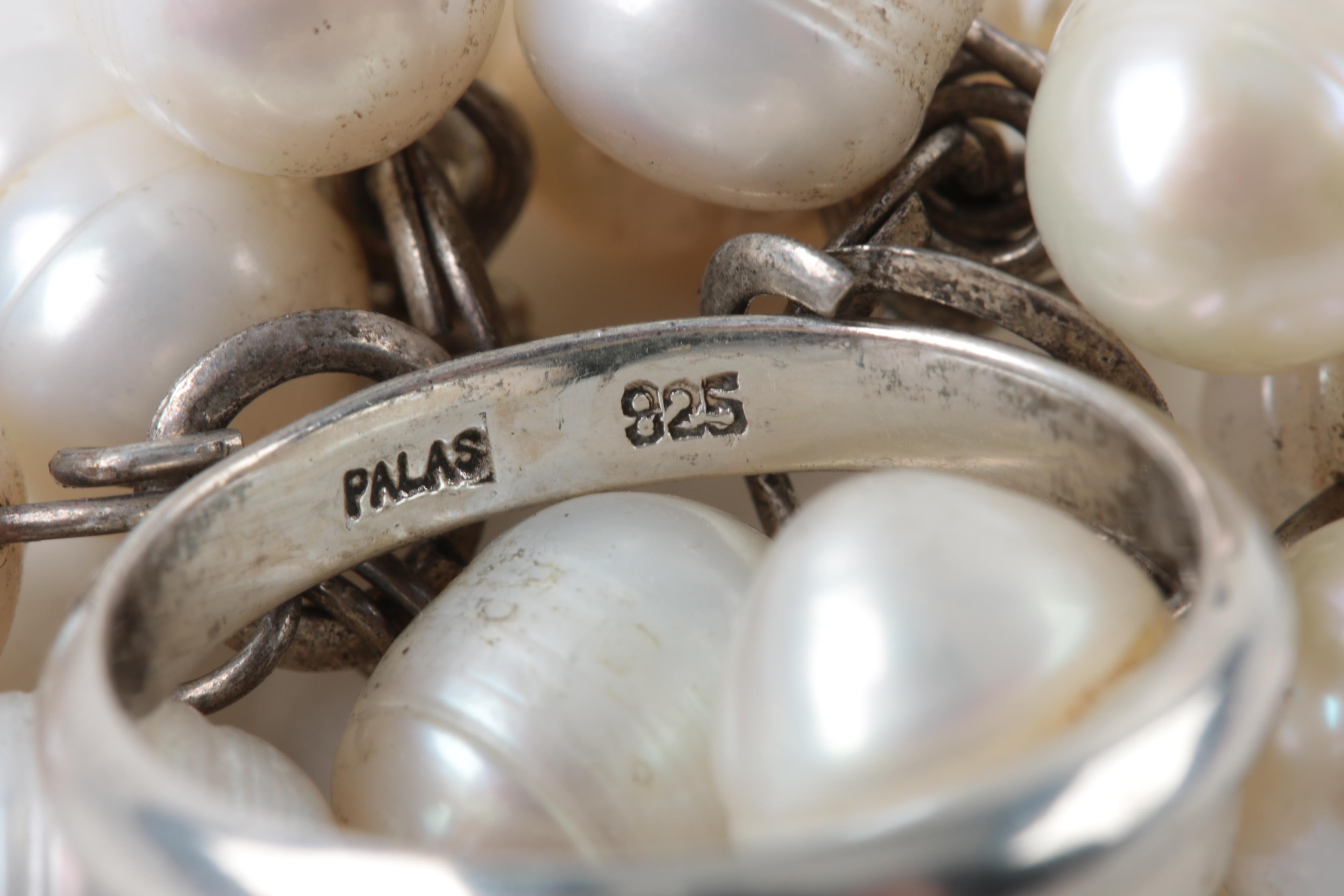 Sterling Silver Cultured Pearl, Mother of Pearl, Black Mother of Pearl Jewelry