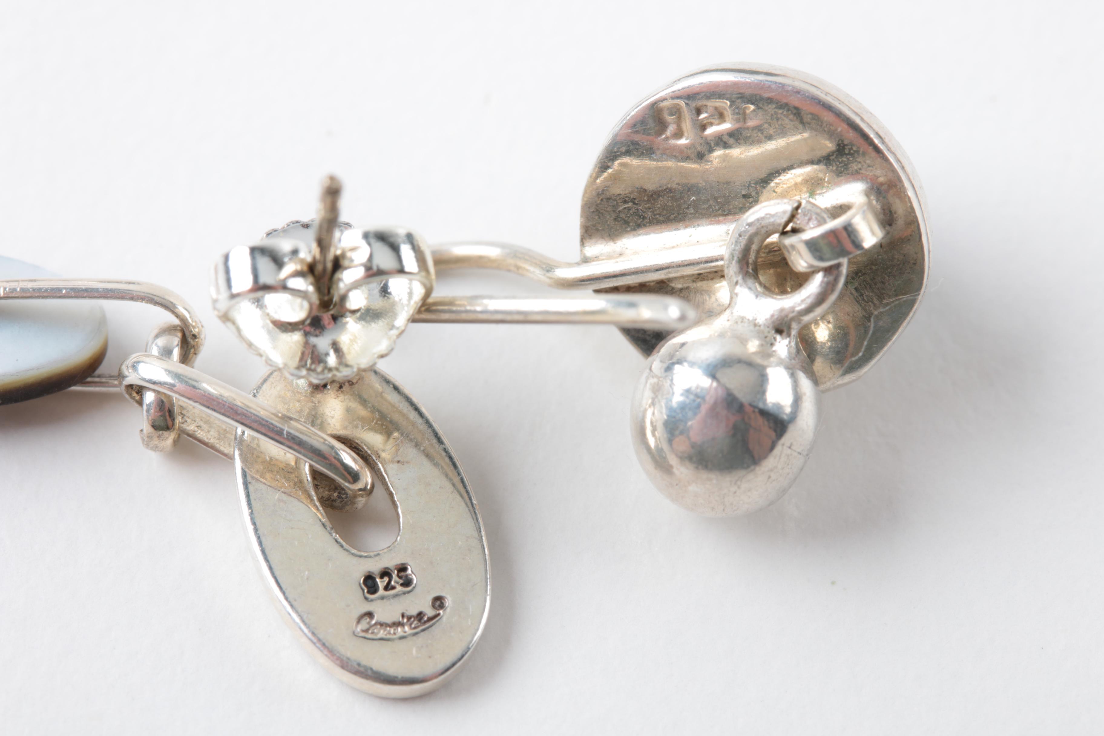 Sterling Silver Cultured Pearl, Mother of Pearl, Black Mother of Pearl Jewelry