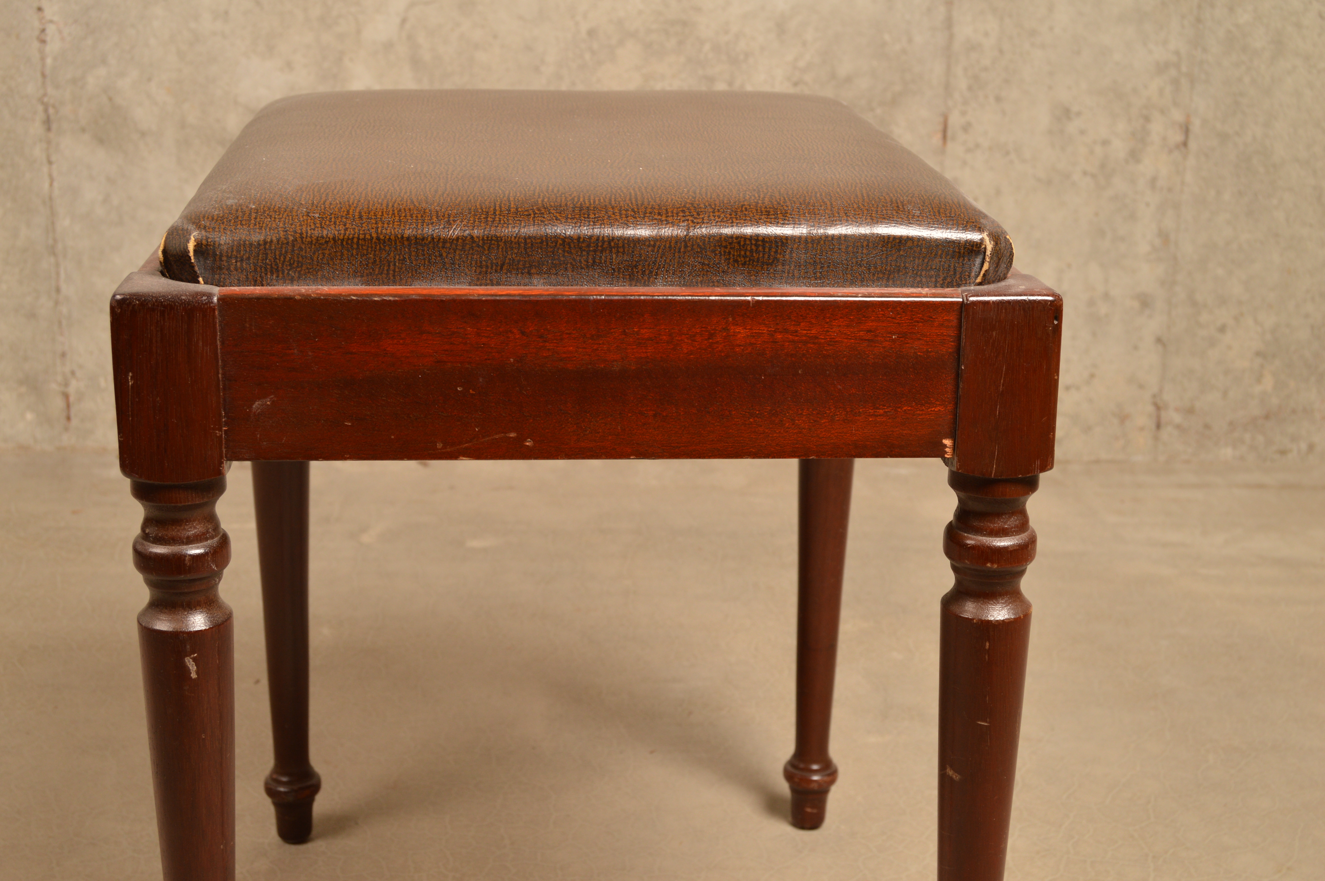 Singer Sewing Machine with Cabinet and Bench, Circa 1955