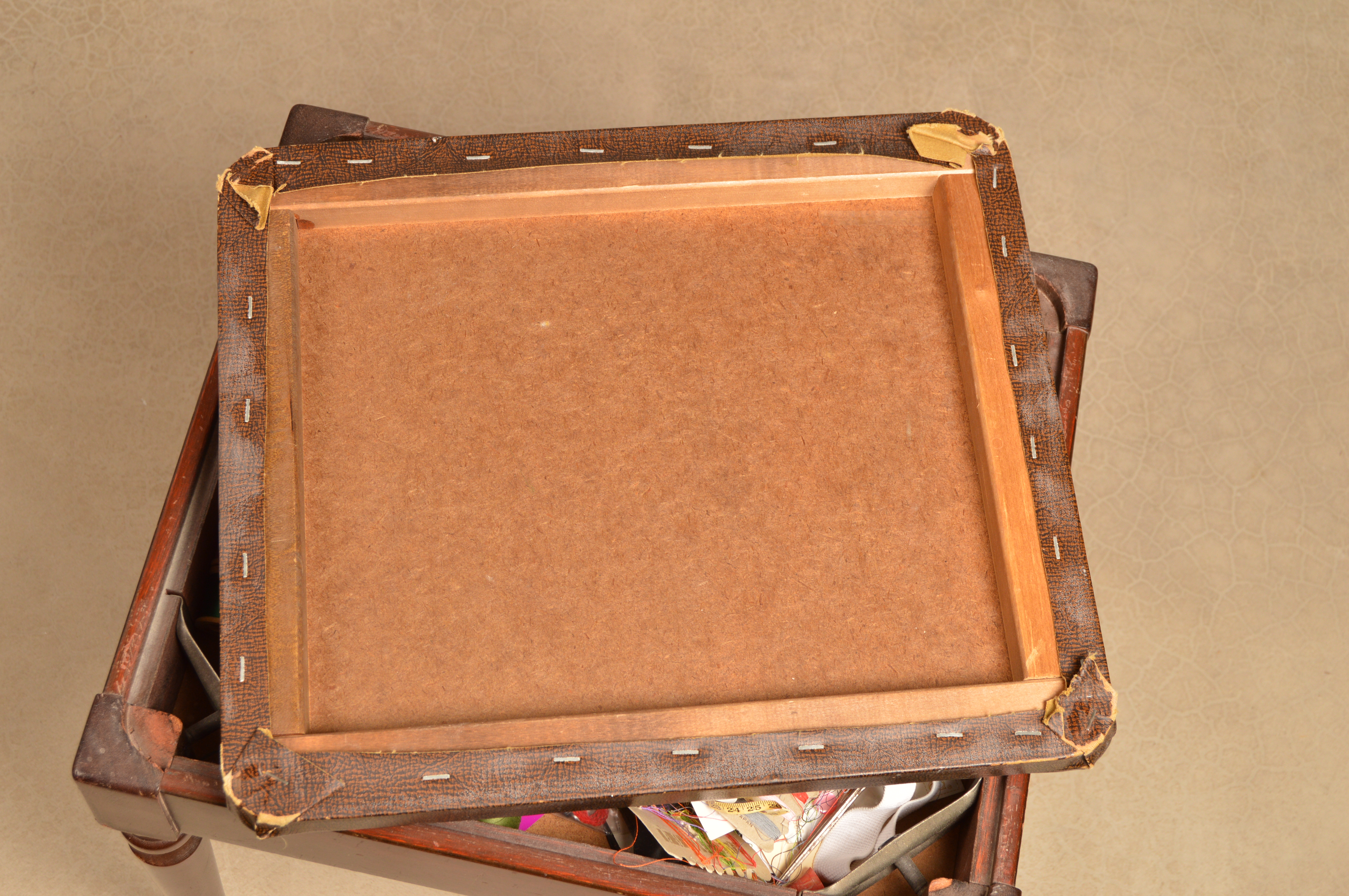 Singer Sewing Machine with Cabinet and Bench, Circa 1955