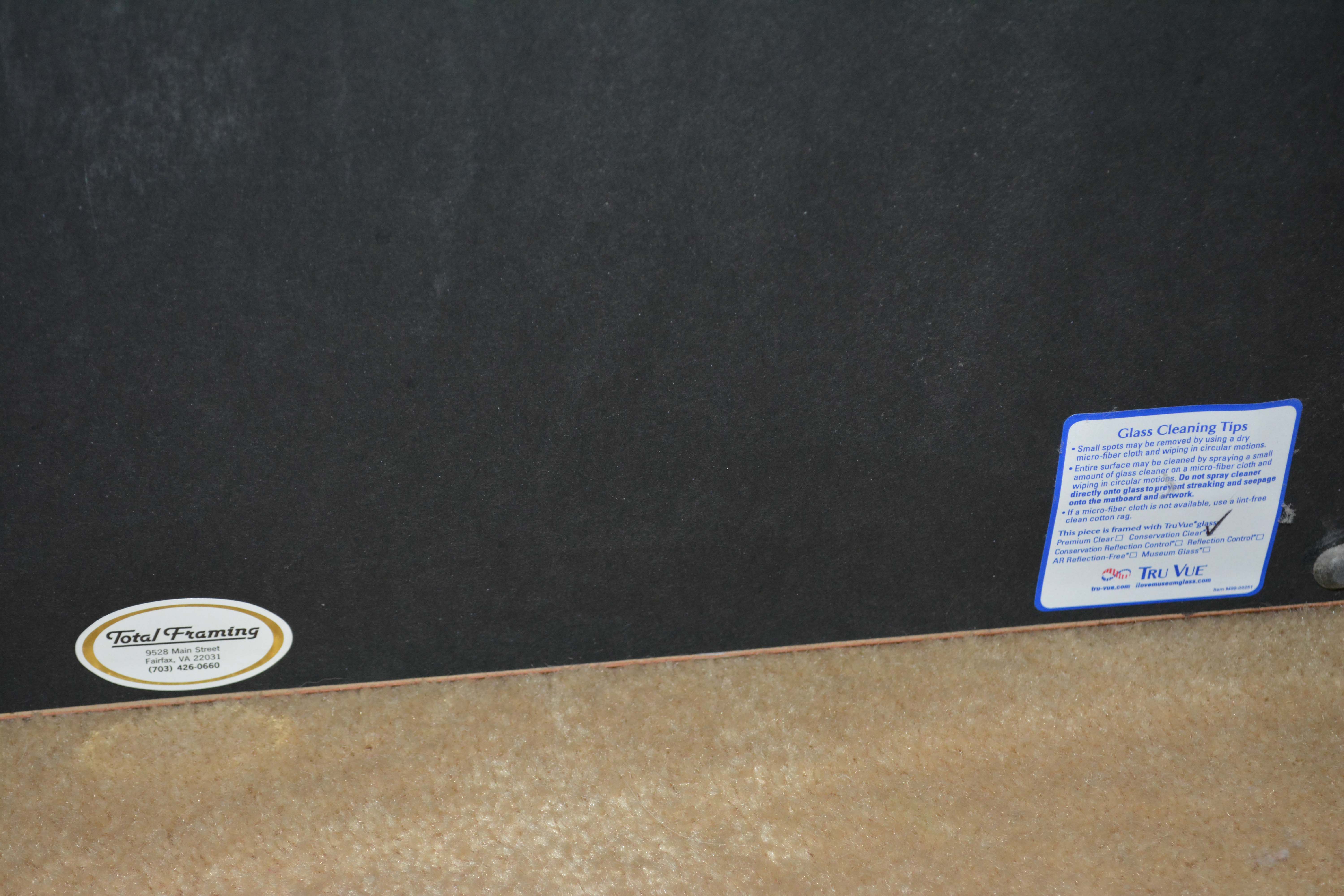 Antique Signed Planographic Print of Couple