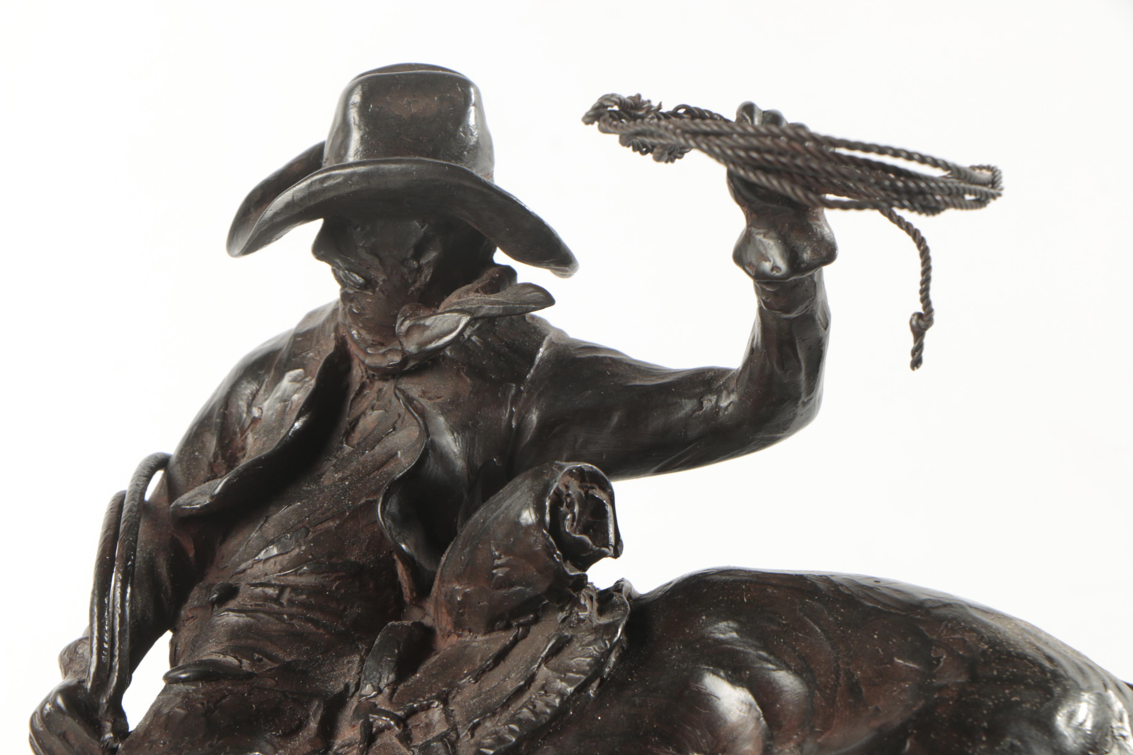 1990 Limited Edition Bronze Recast Sculpture After G. Harvey "Barely There"