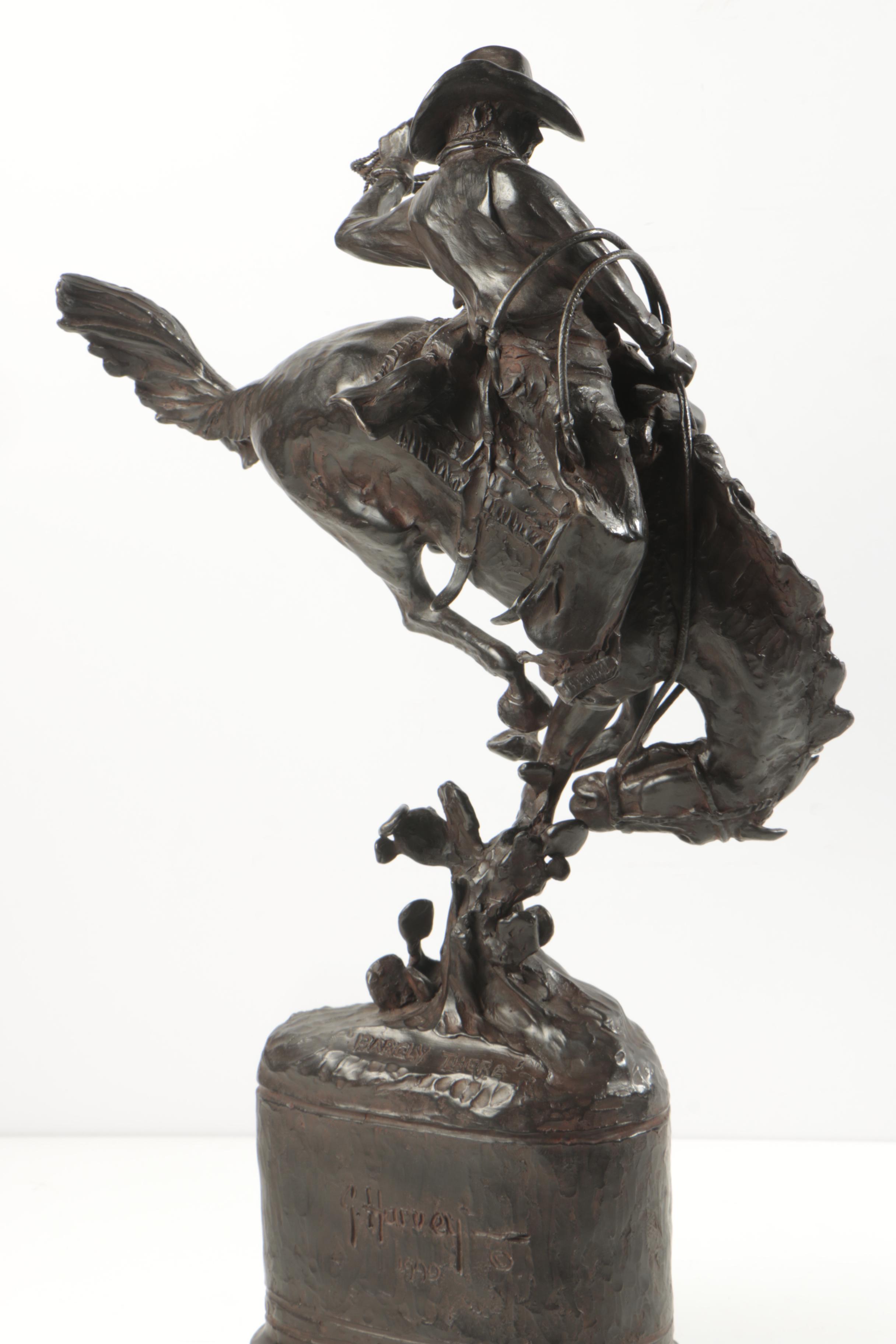 1990 Limited Edition Bronze Recast Sculpture After G. Harvey "Barely There"