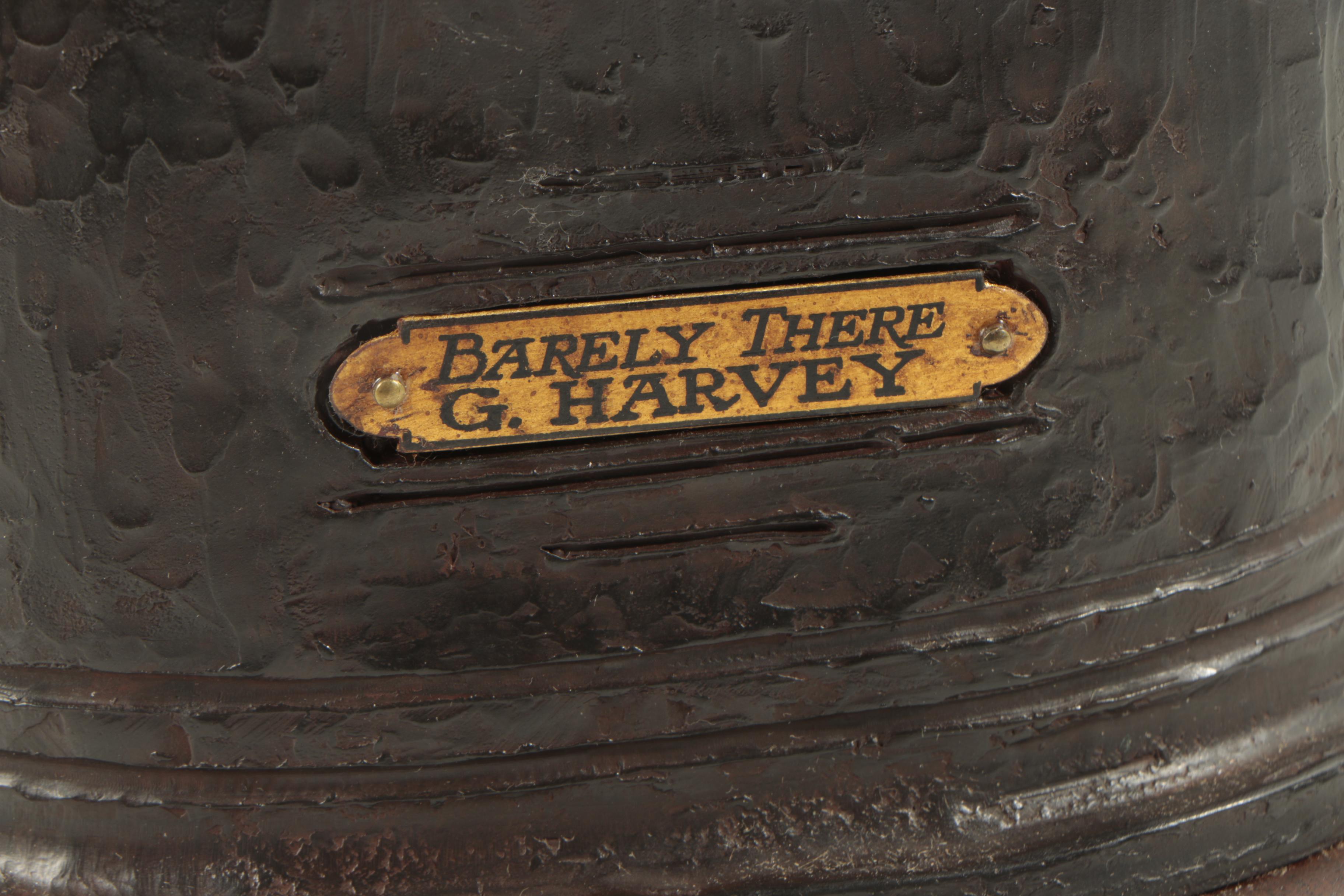 1990 Limited Edition Bronze Recast Sculpture After G. Harvey "Barely There"