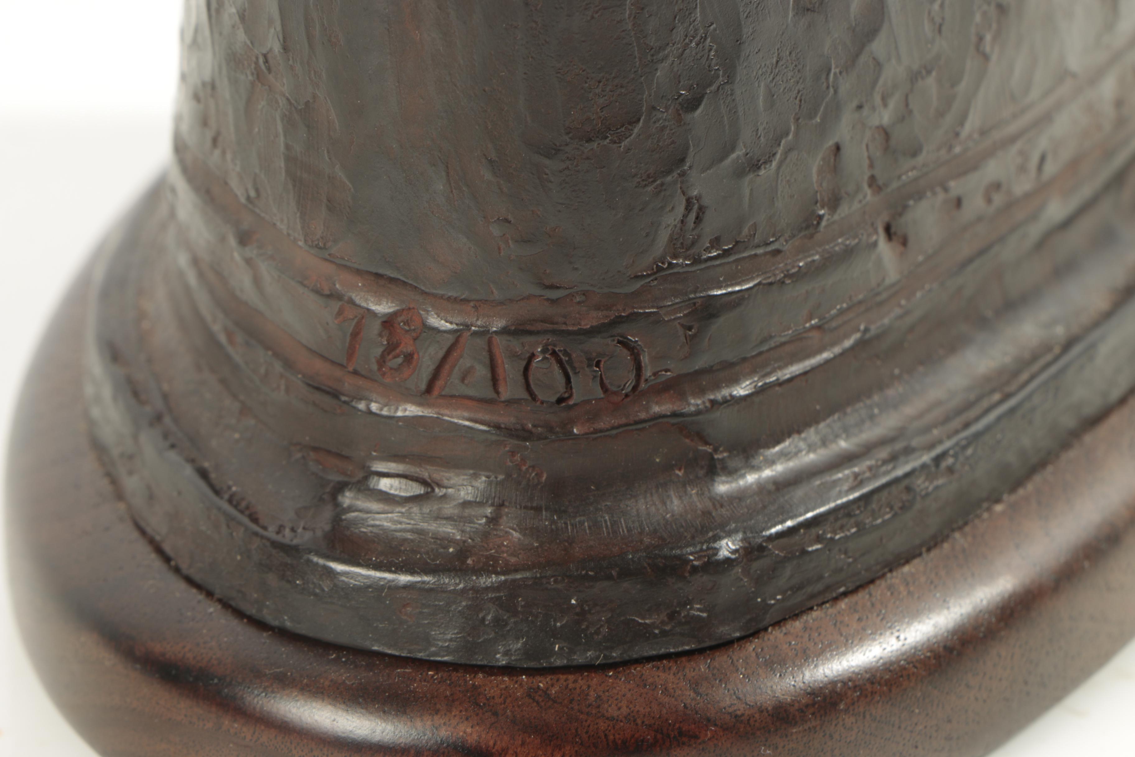 1990 Limited Edition Bronze Recast Sculpture After G. Harvey "Barely There"