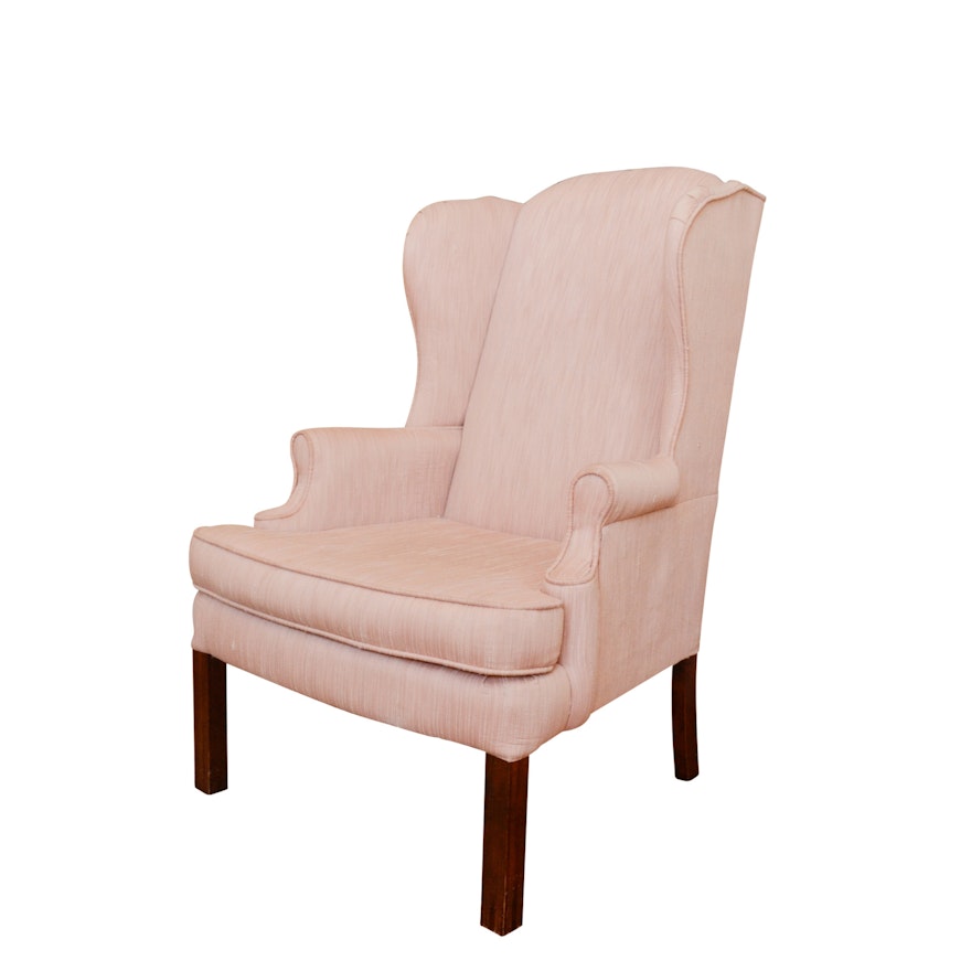 Chippendale Style Wingback Armchair by Bassett