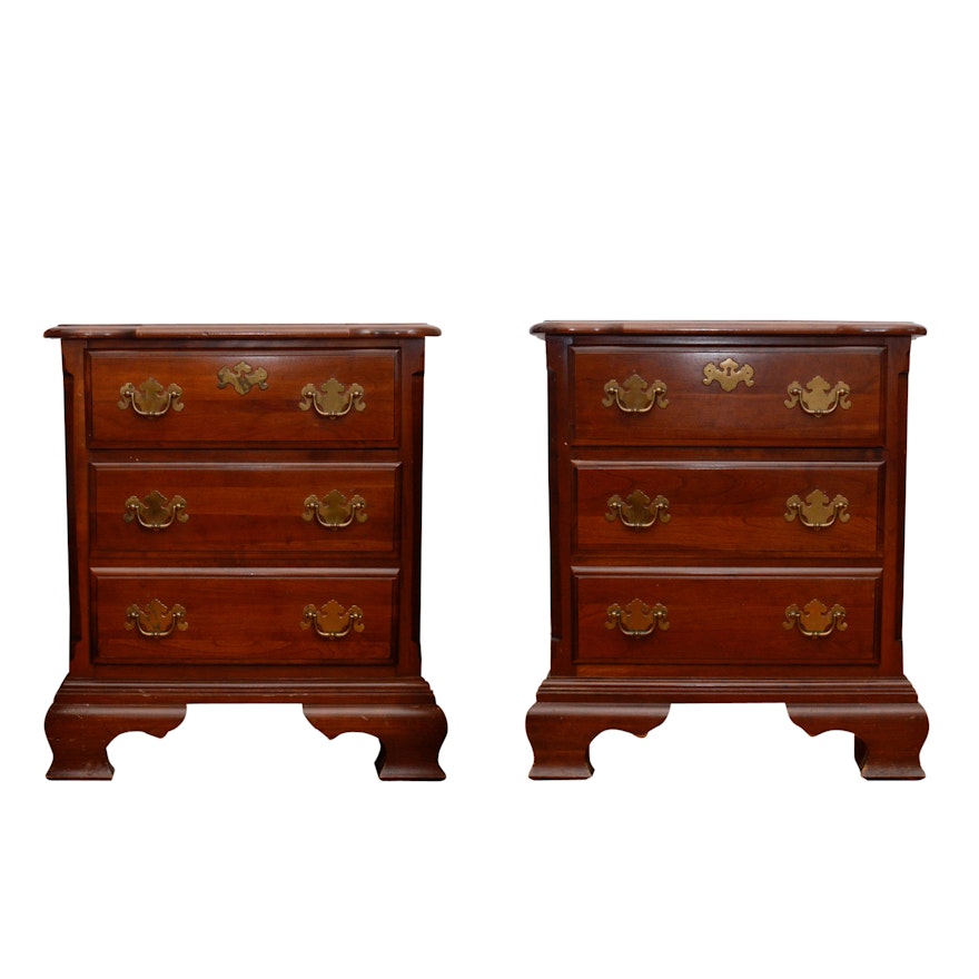 Pair of Chippendale Style Nightstands