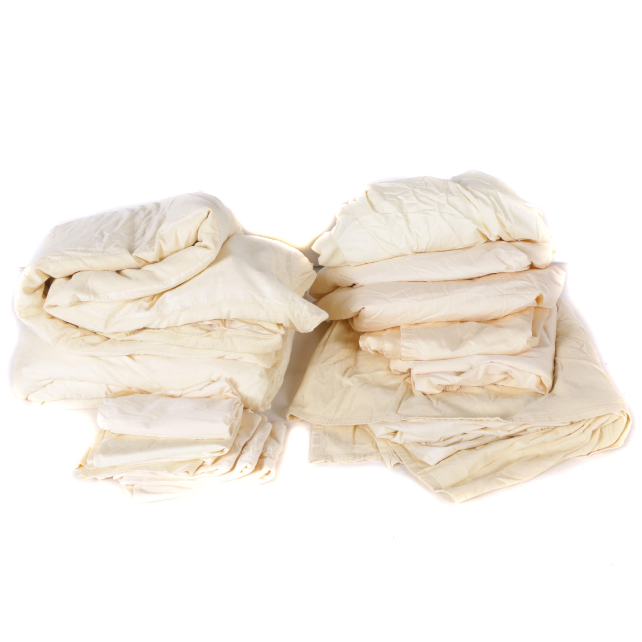 Queen Sized Bedding Set Featuring Restoration Hardware