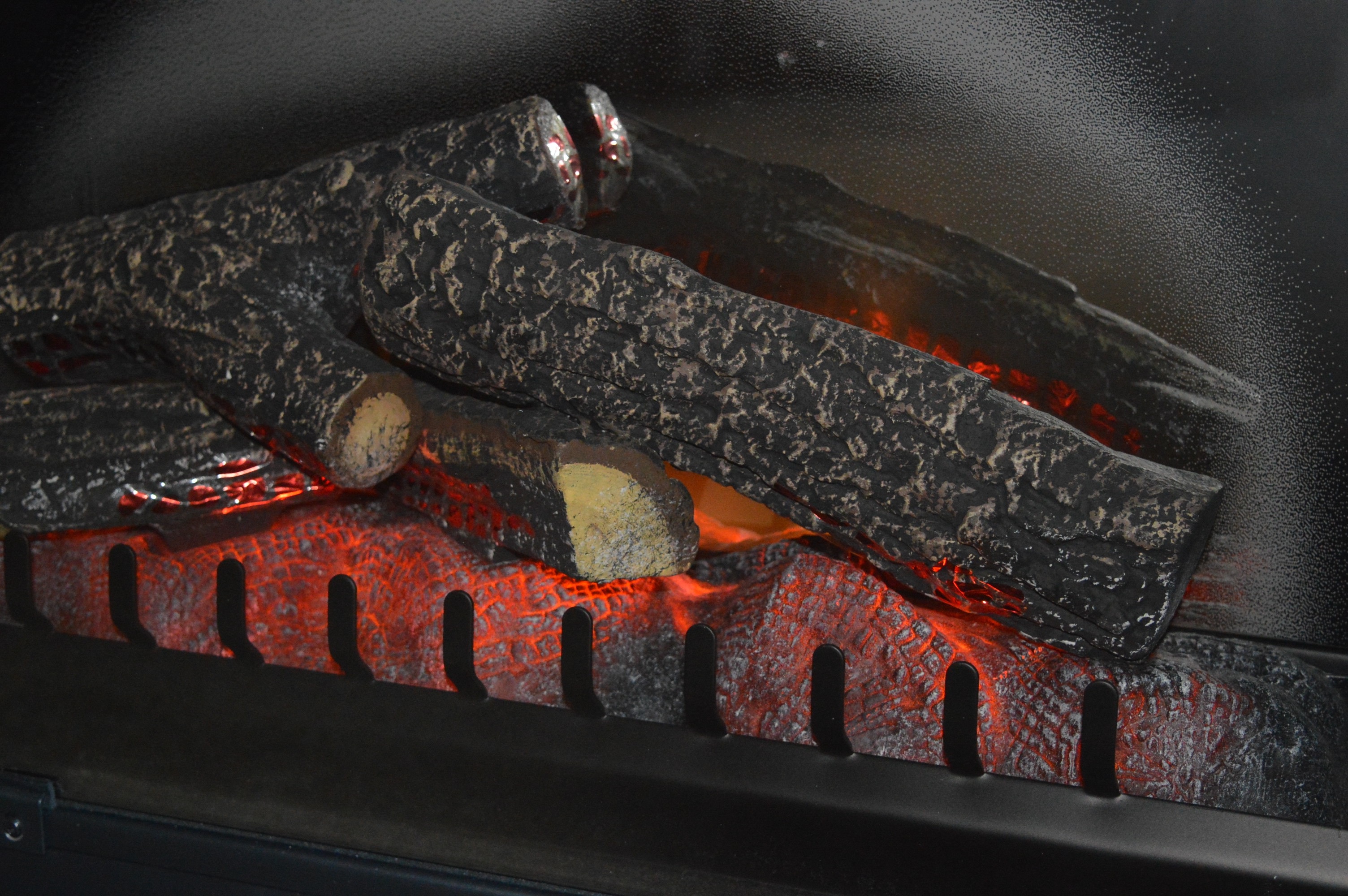 Oak Corner Electric Fireplace