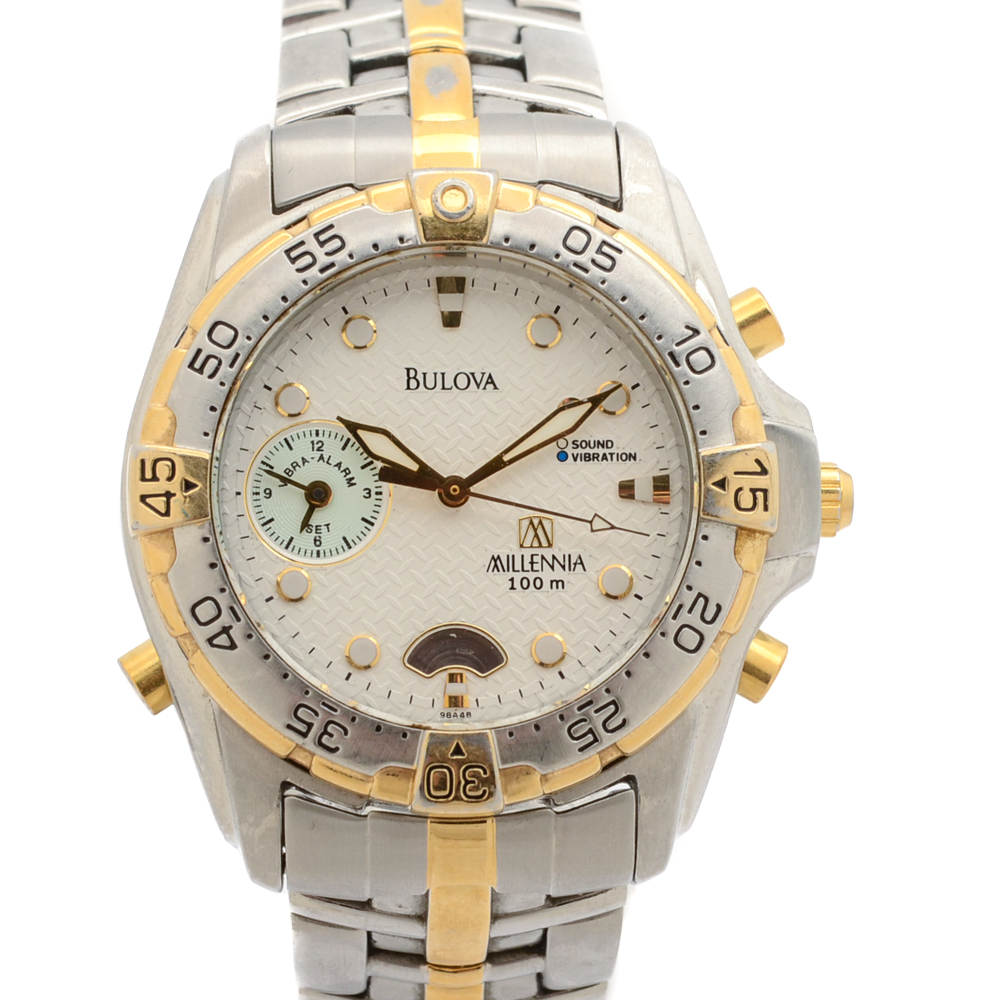 Bulova millennia hotsell 100m vibra alarm