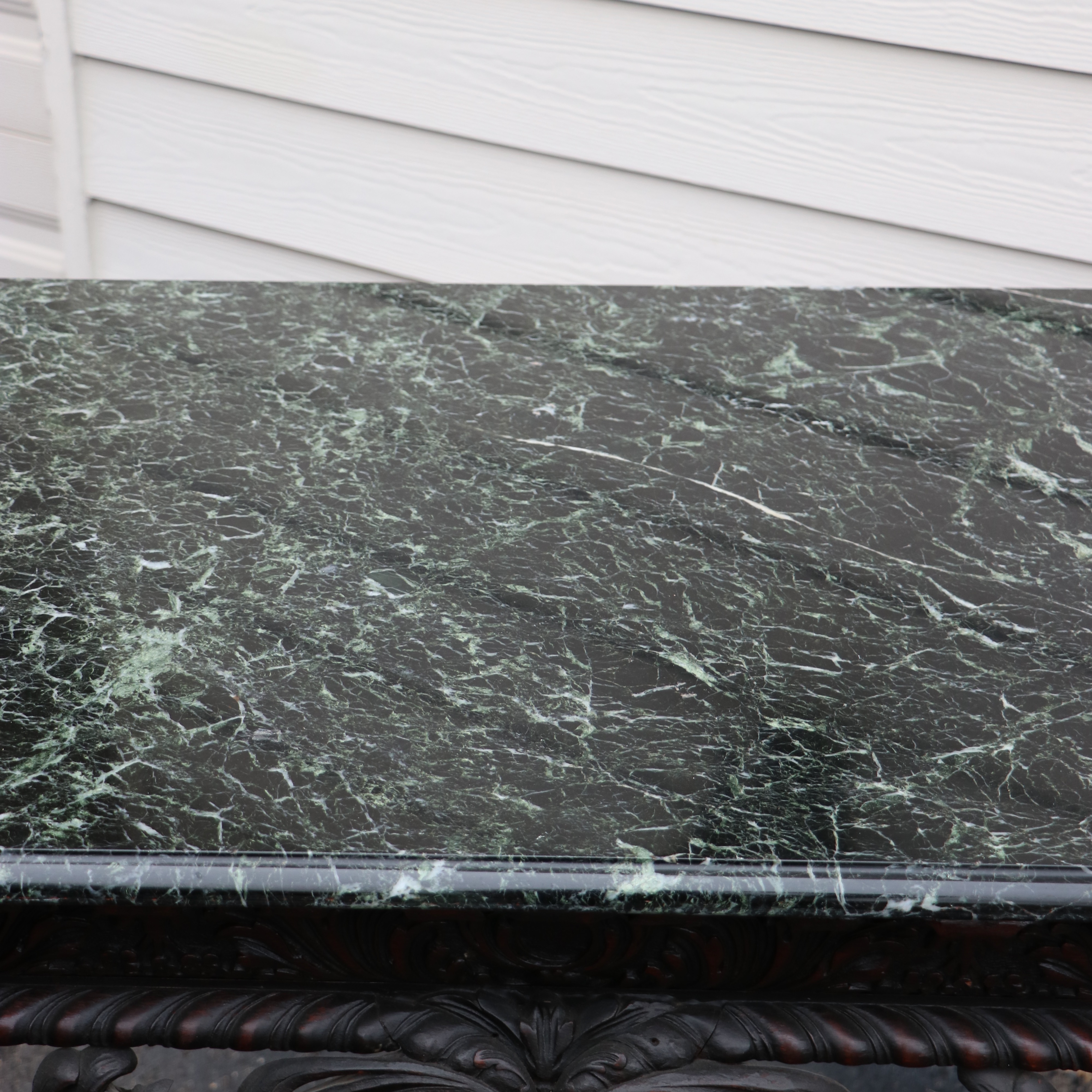 Antique George II Style Pier Table with Marble Top