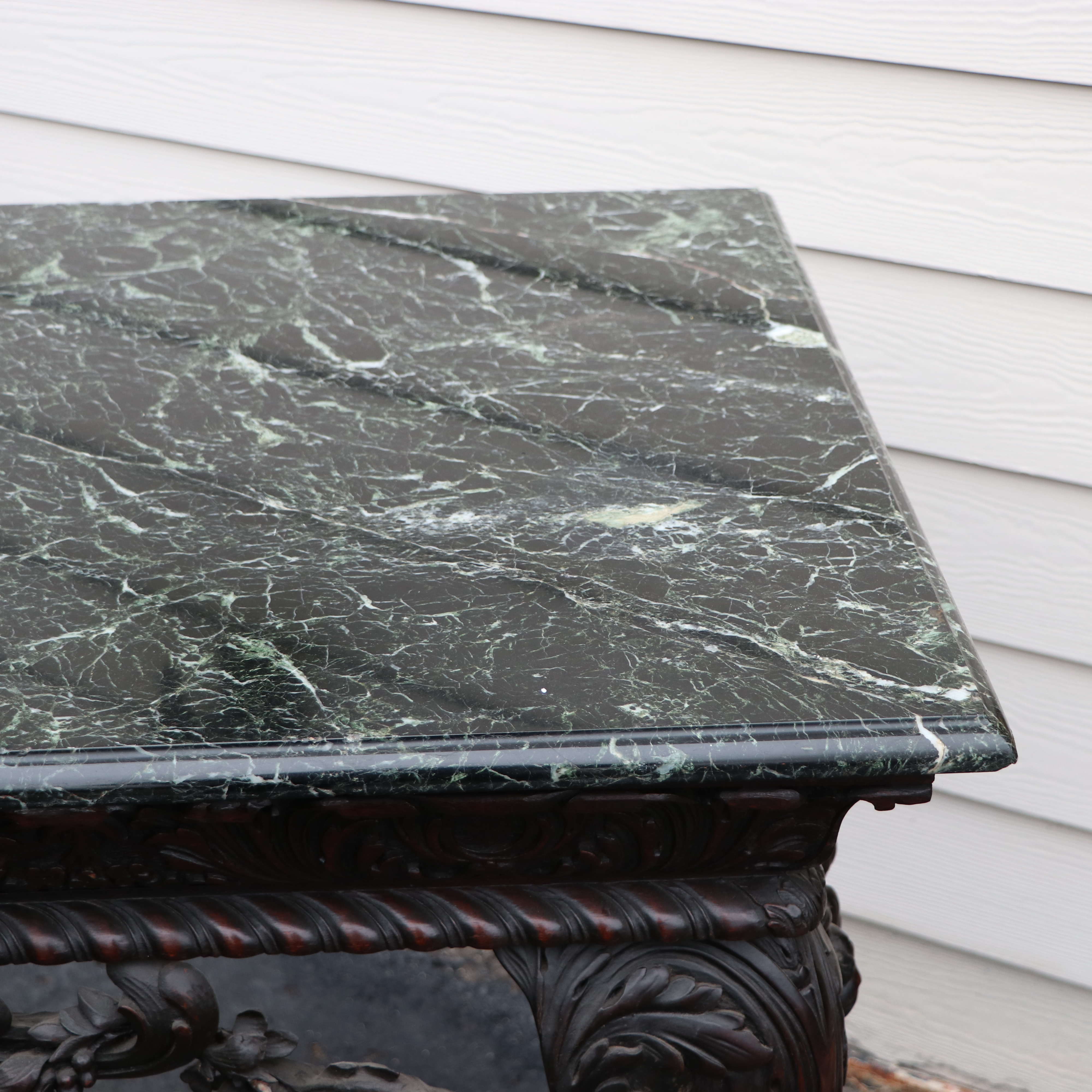 Antique George II Style Pier Table with Marble Top