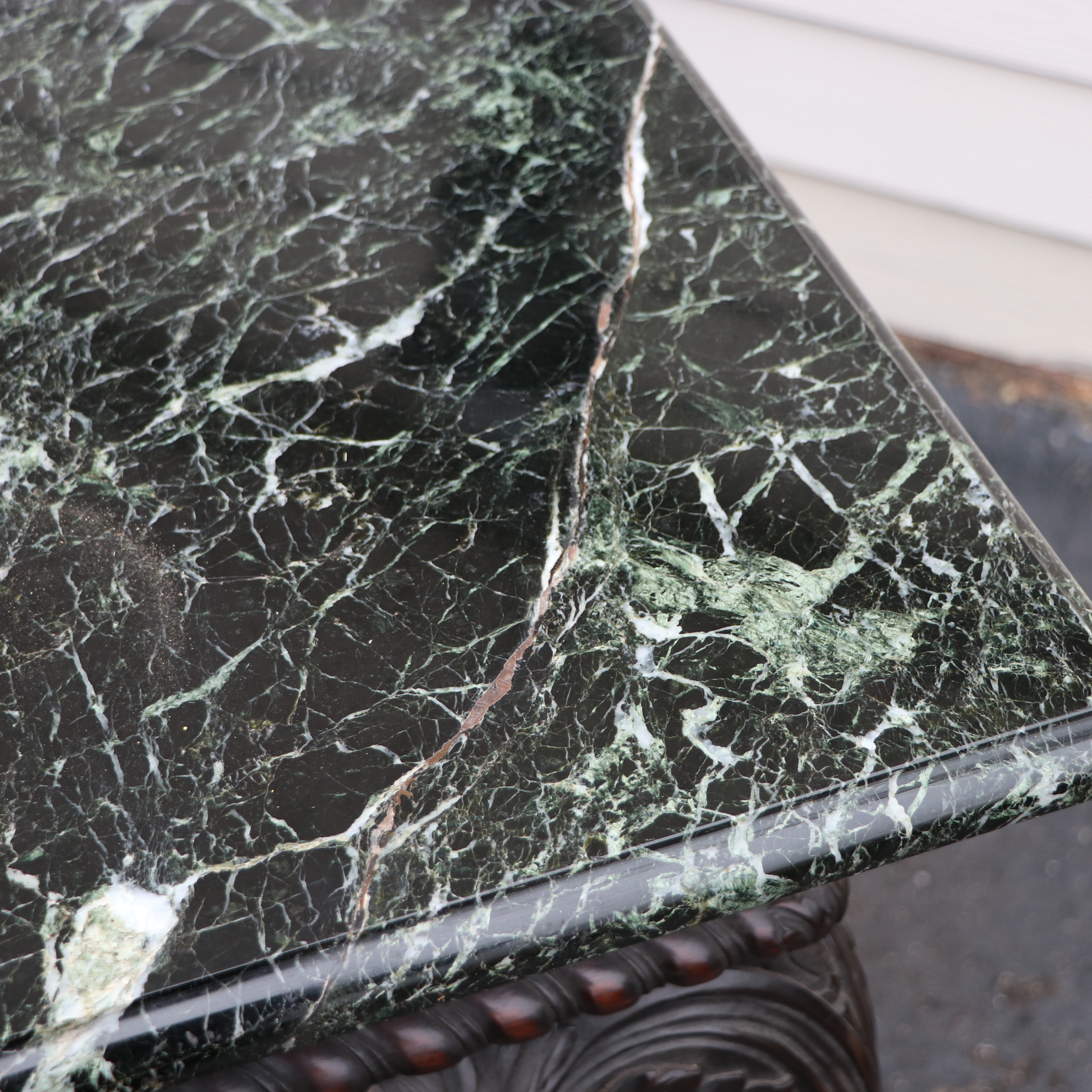 Antique George II Style Pier Table with Marble Top