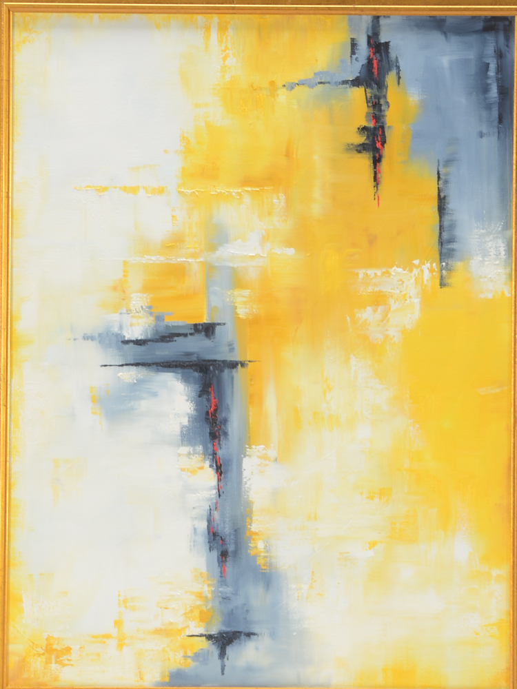 Sanna Acrylic Painting on Canvas "Looking Eastward"