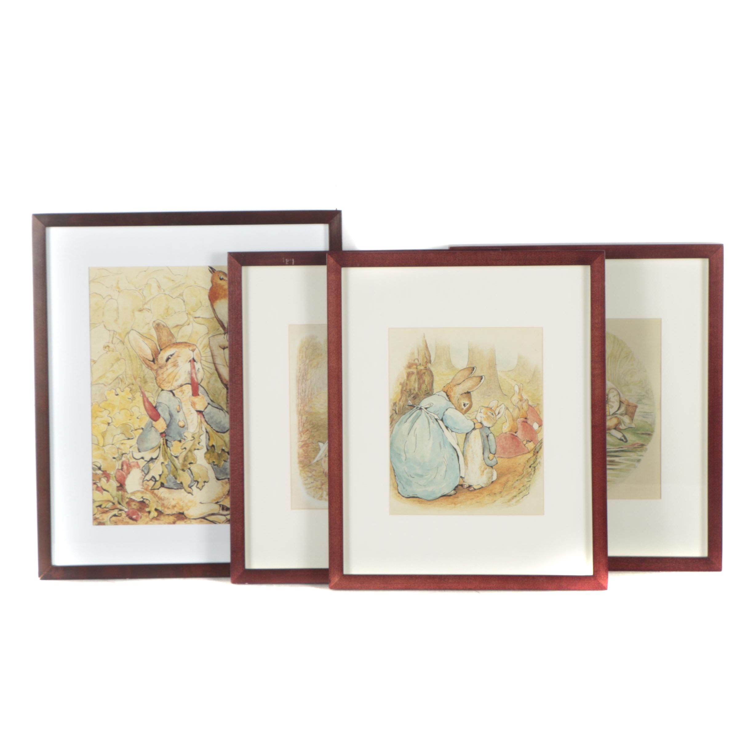 Offset Lithographs After Beatrix Potter Illustrations Including "Peter Rabbit"