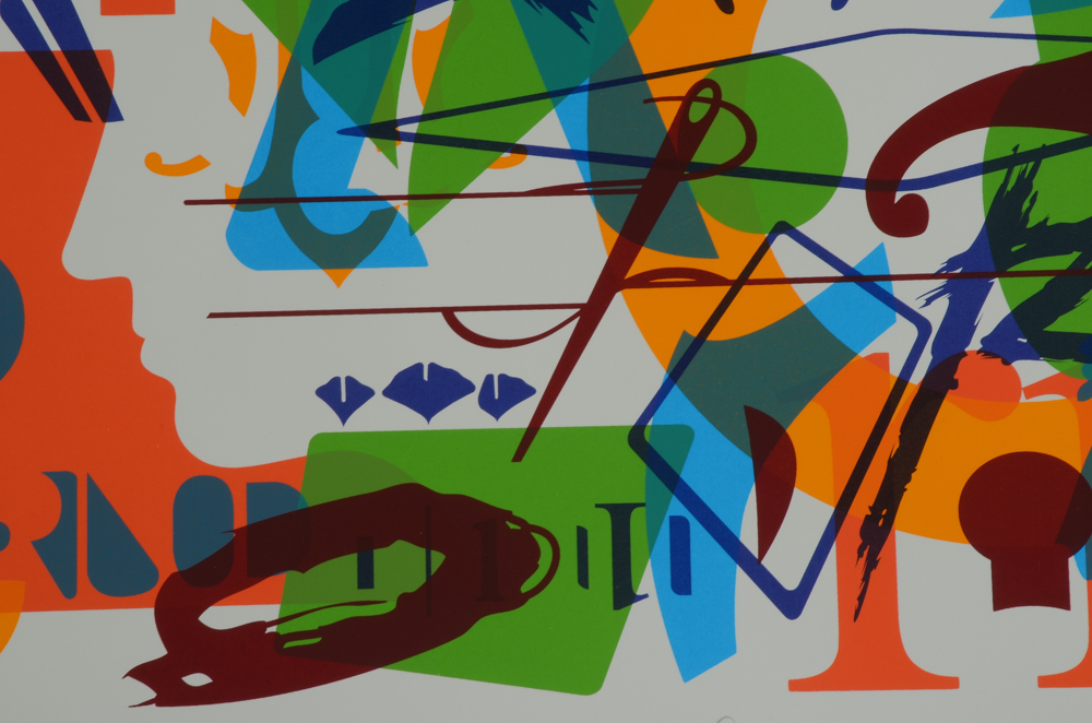 Ryan McGinness Limited Edition Serigraph "Sponsorship REDUX, 2010"