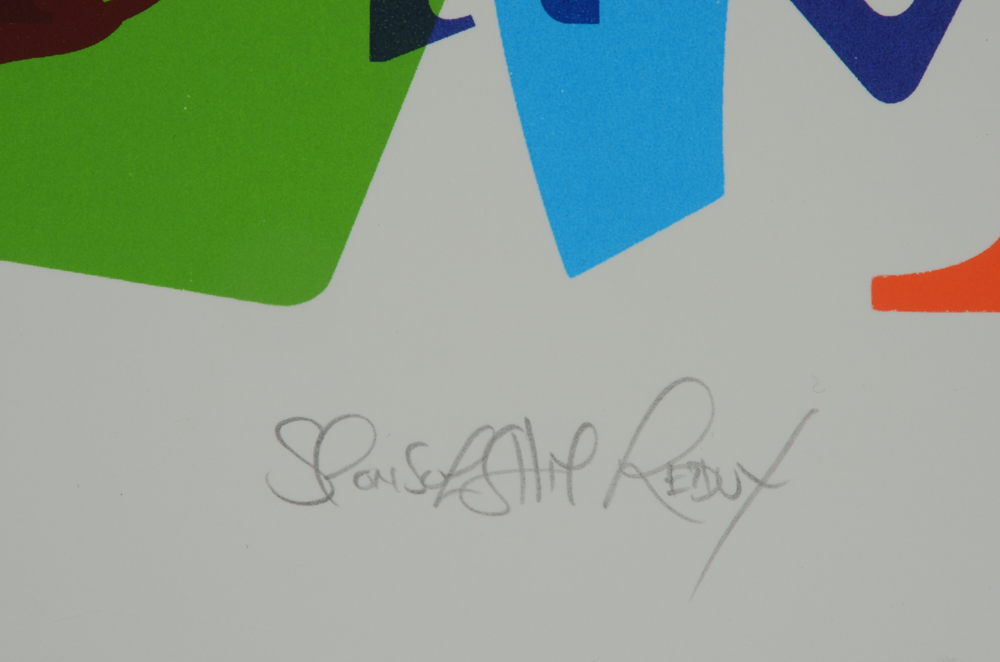 Ryan McGinness Limited Edition Serigraph "Sponsorship REDUX, 2010"