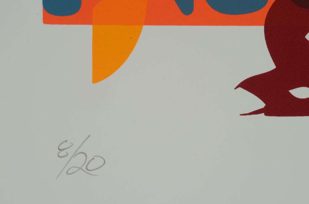 Ryan McGinness Limited Edition Serigraph "Sponsorship REDUX, 2010"