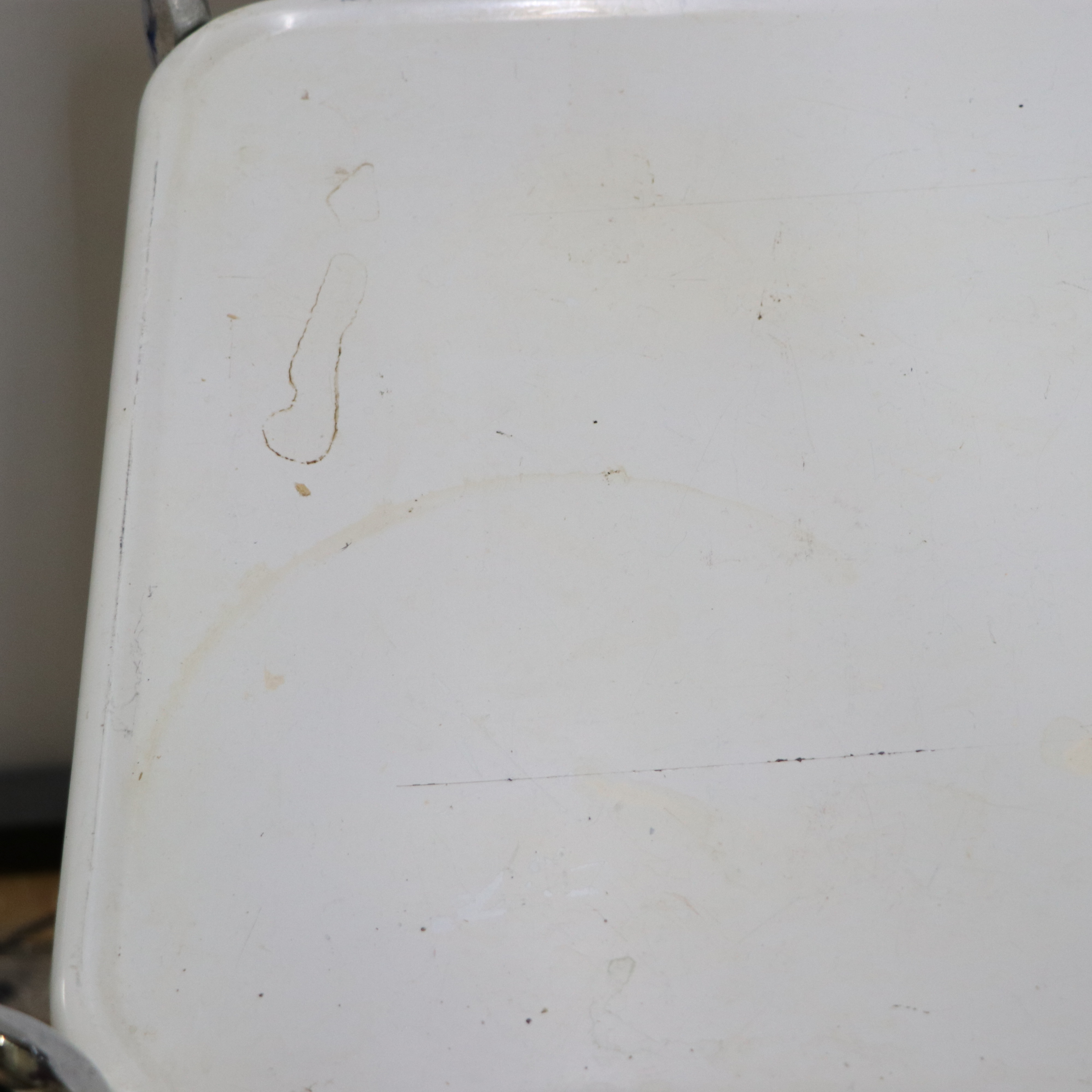 Vintage Enameled Steel Utility Cart