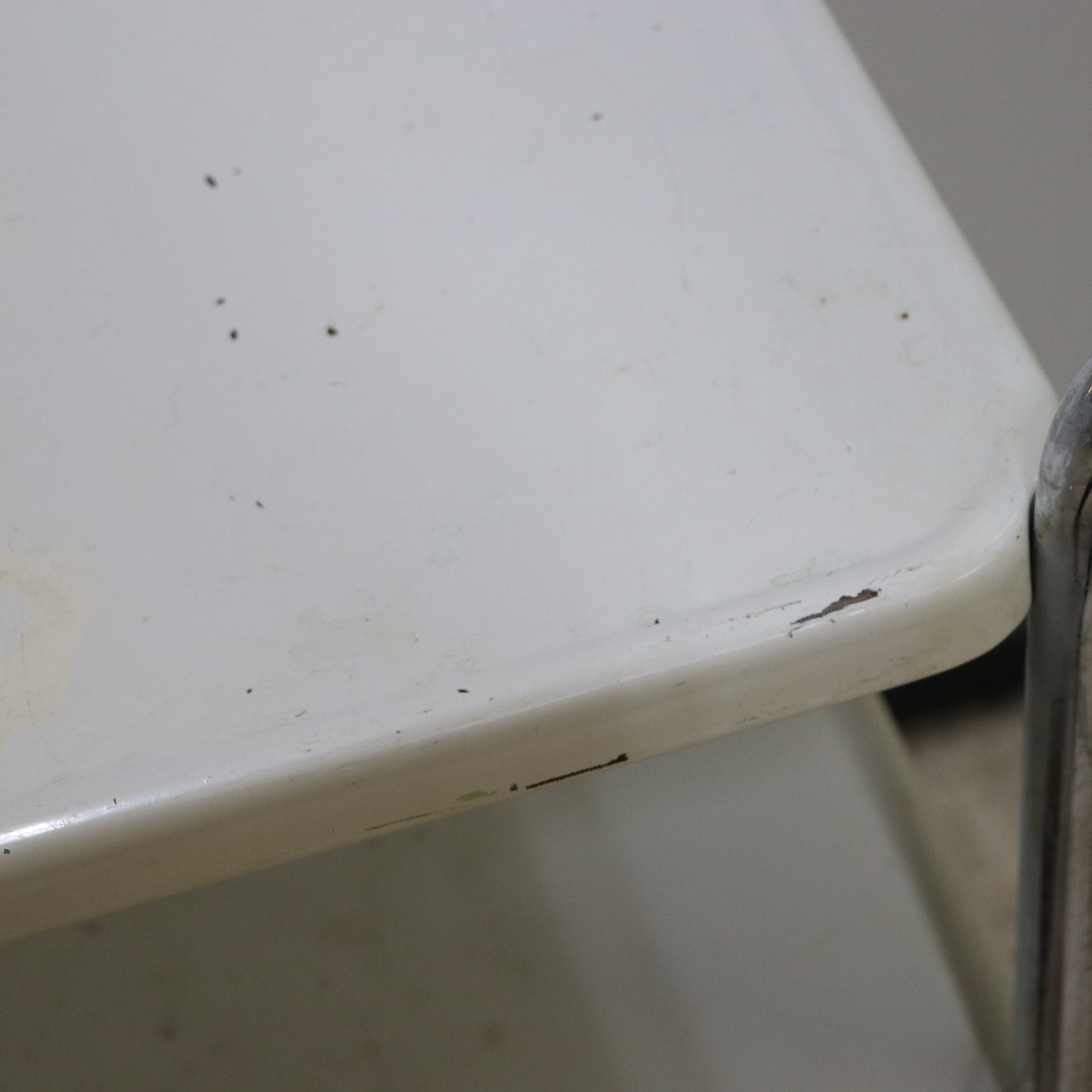 Vintage Enameled Steel Utility Cart