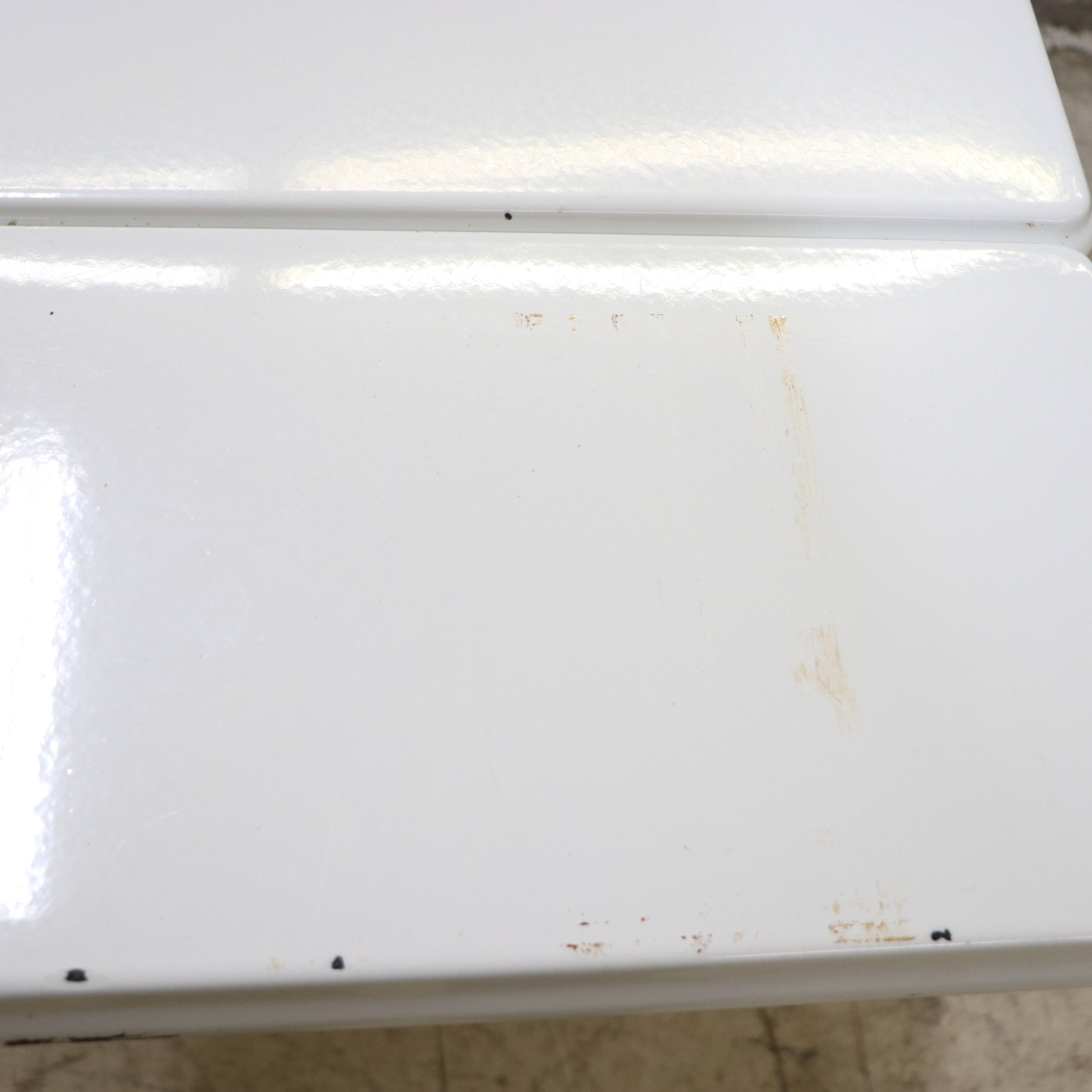 Vintage Tepco Enamel Draw-Leaf Kitchen Table