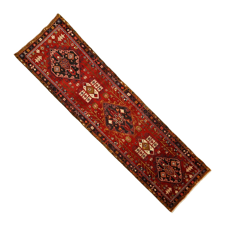 Hand-Knotted Persian Carpet Runner