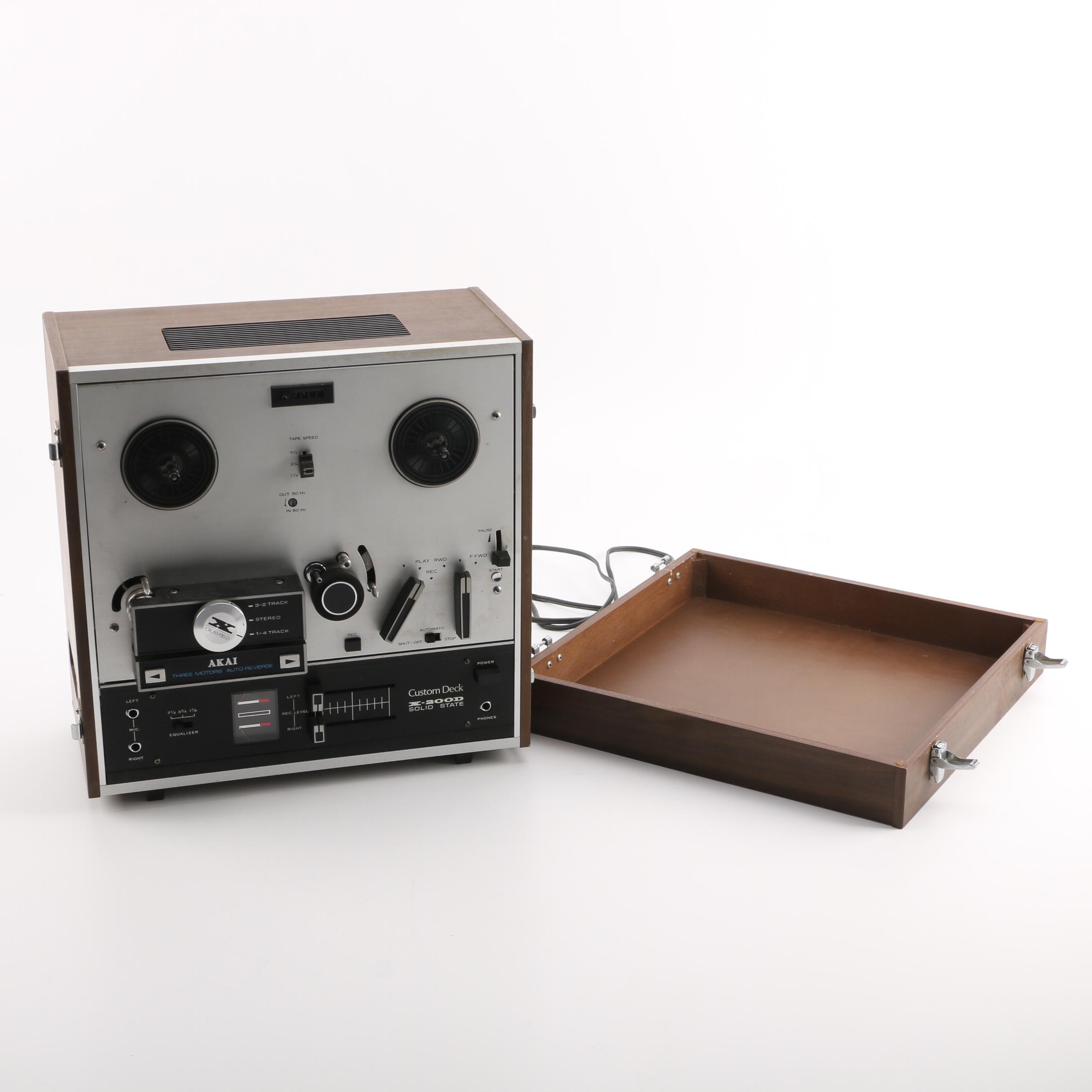 Akai X-200D Solid State Reel To Reel Tape Deck