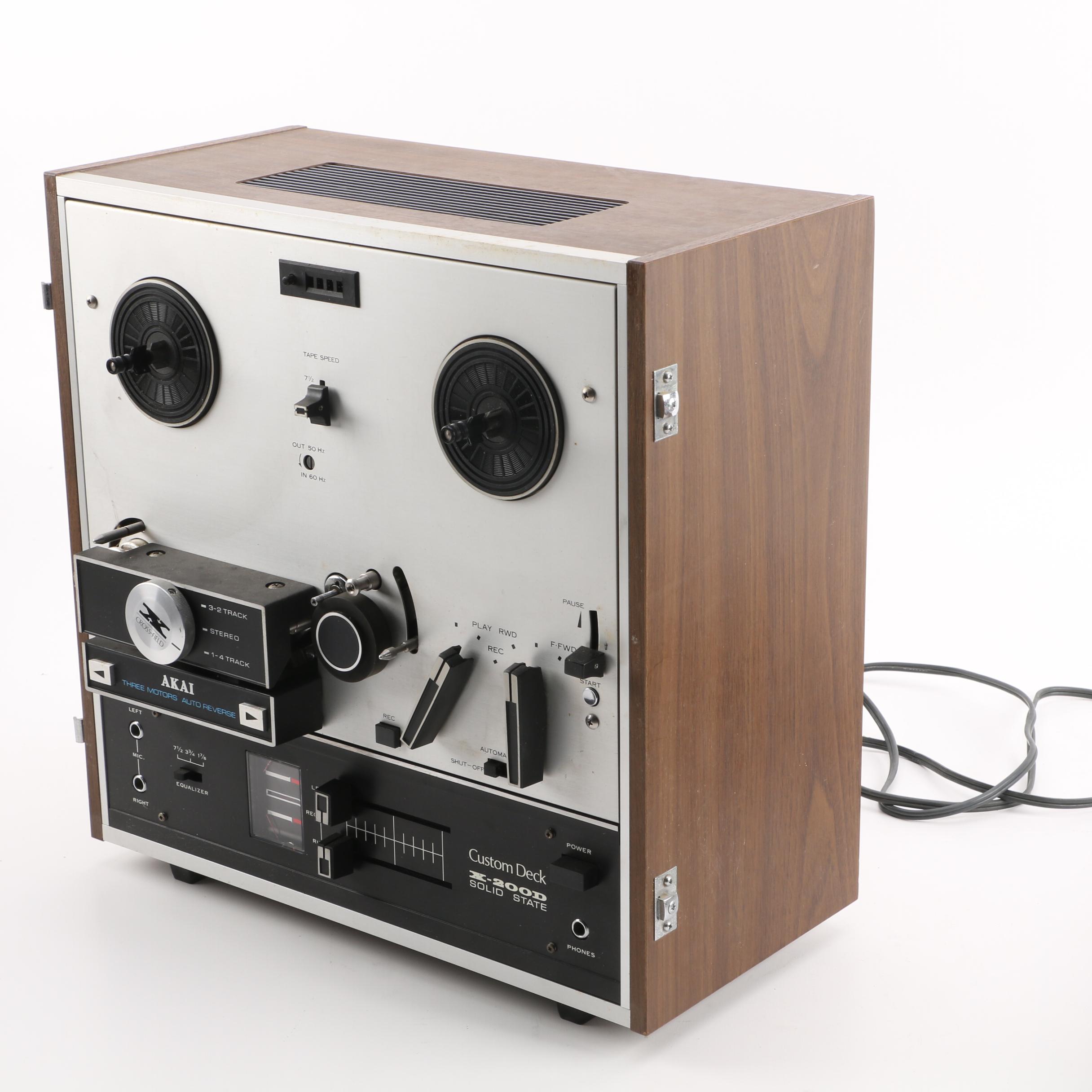 Akai X-200D Solid State Reel To Reel Tape Deck