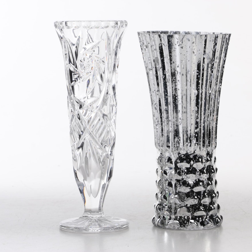 Cut Crystal and Glass Vases