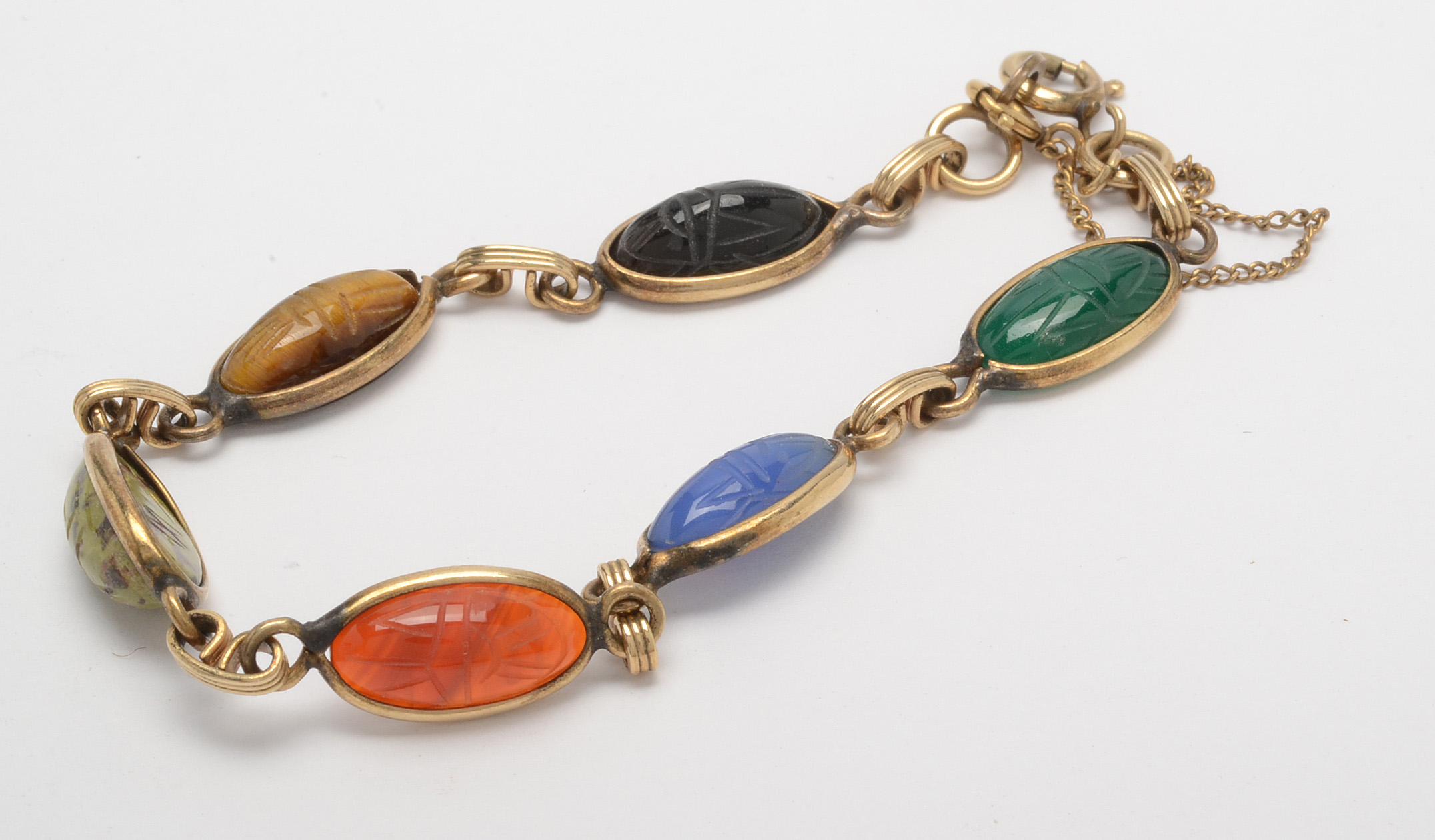 Vintage Gold-Filled Scarab Jewelry