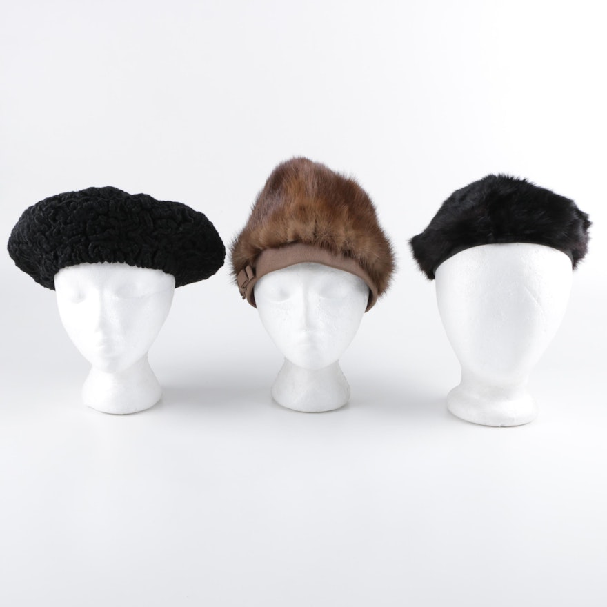 Women's Fur and Faux Fur Hats